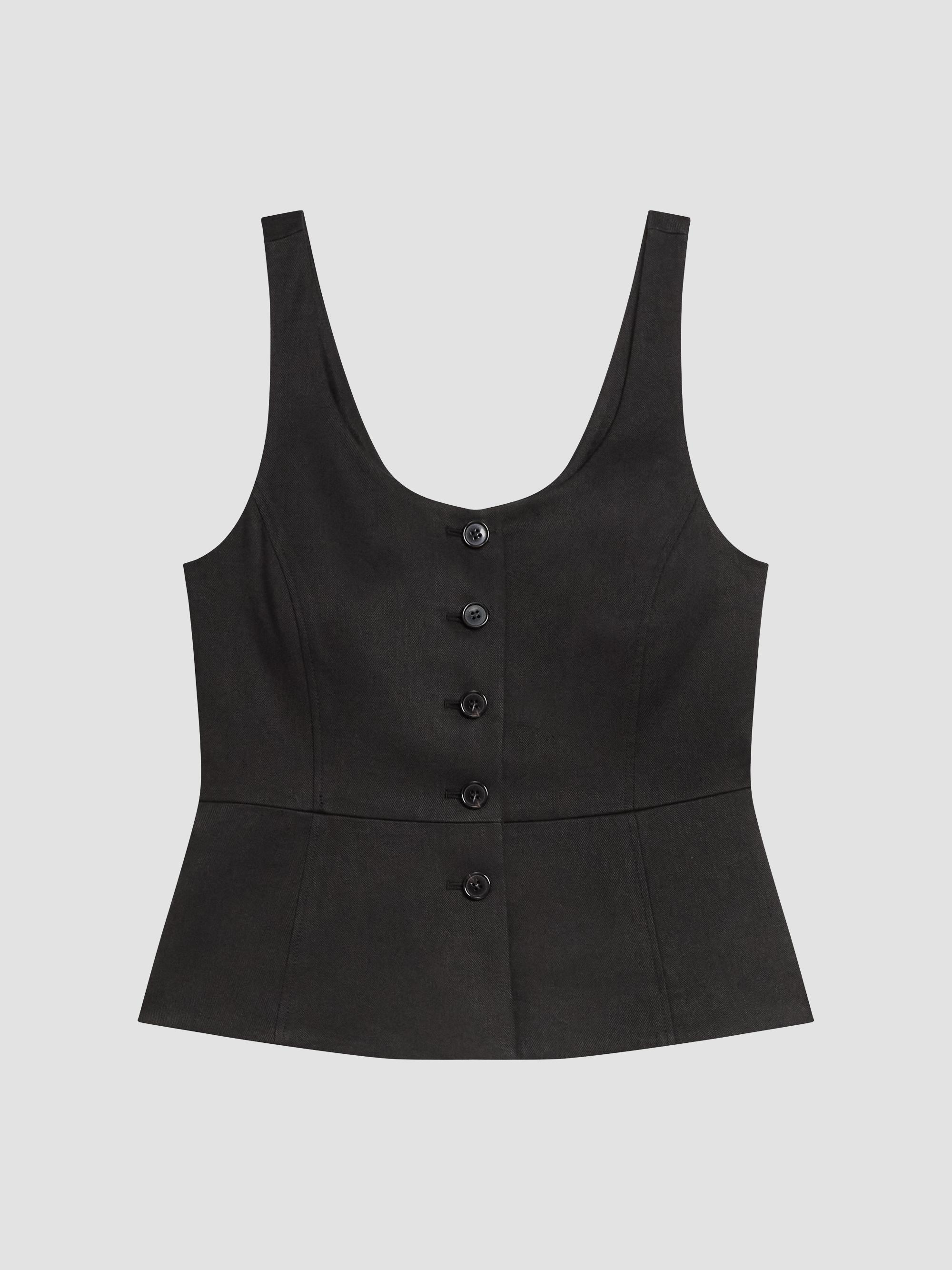 新品⭐︎Theory Zigzag Vest Size 0 Theory Cinched-Waist Vest | Saks Fifth Avenue