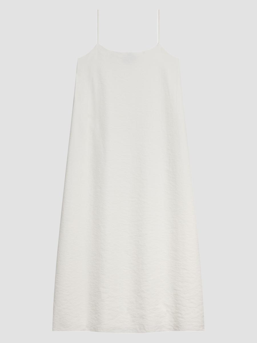 Theory Textured Silk-Blend Midi Slipdress | Saks Fifth Avenue
