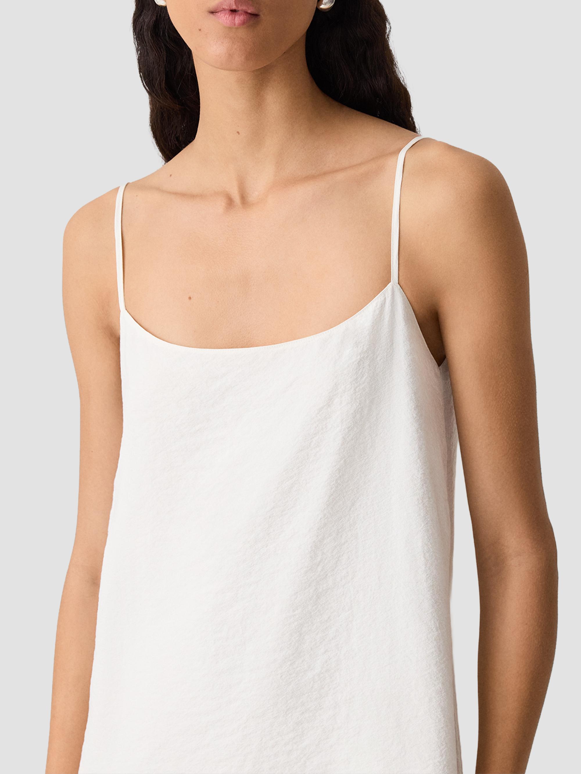 Theory Textured Silk-Blend Midi Slipdress | Saks Fifth Avenue