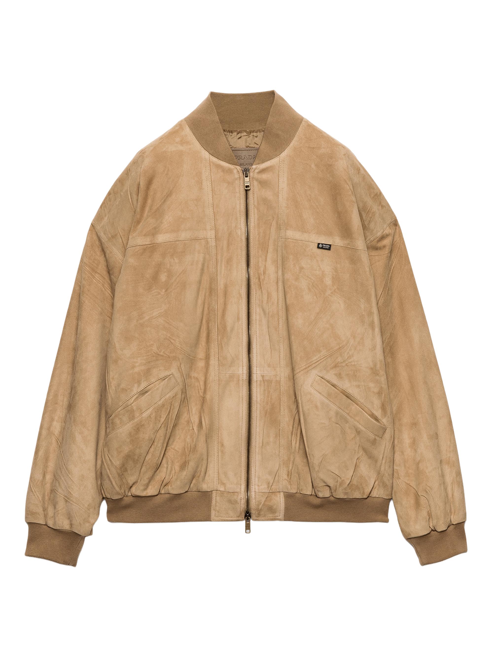 Prada Women's Suede Jacket - Beige