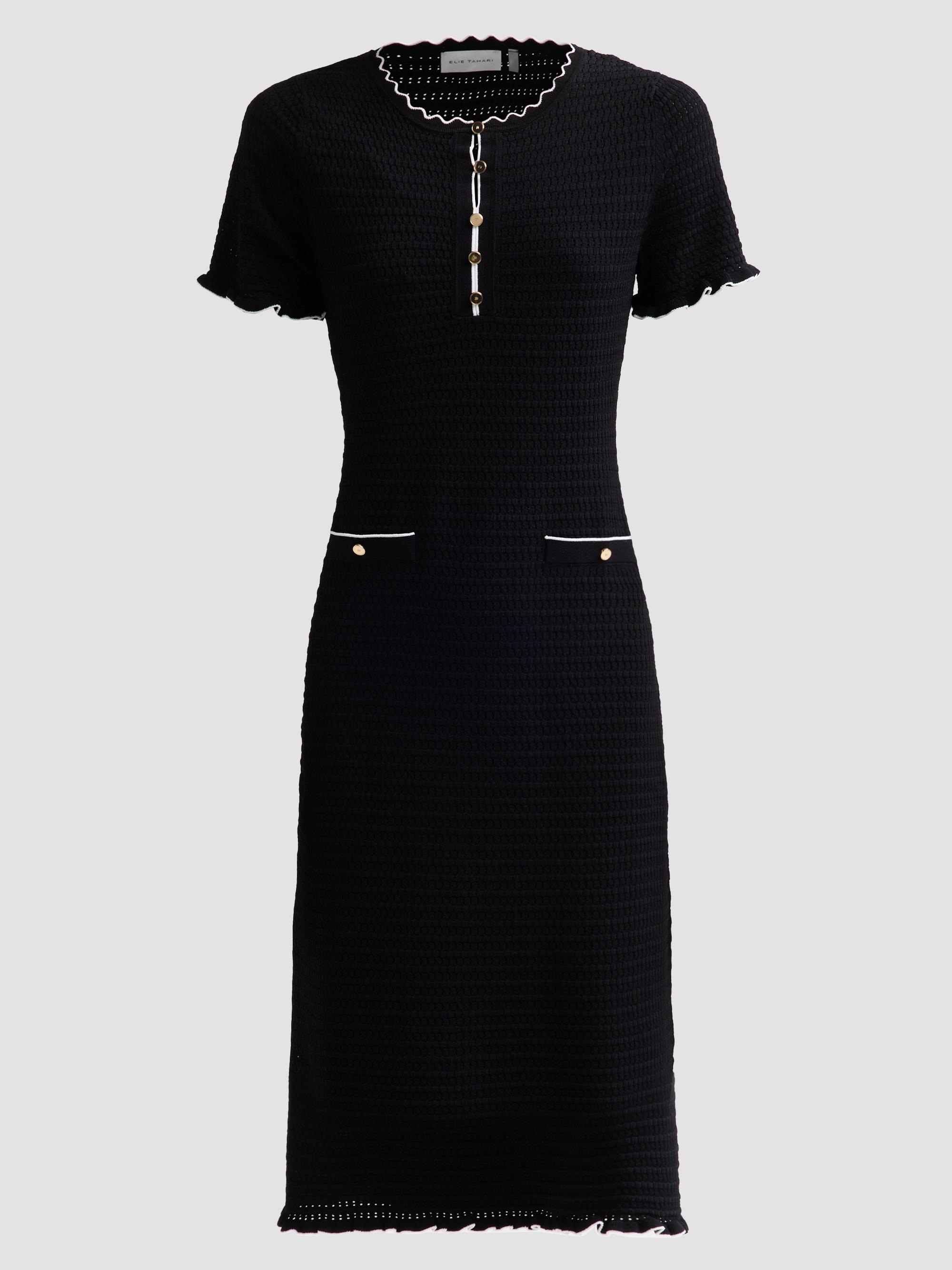Elie Tahari Women's The Easton Sweaterdress - Noir