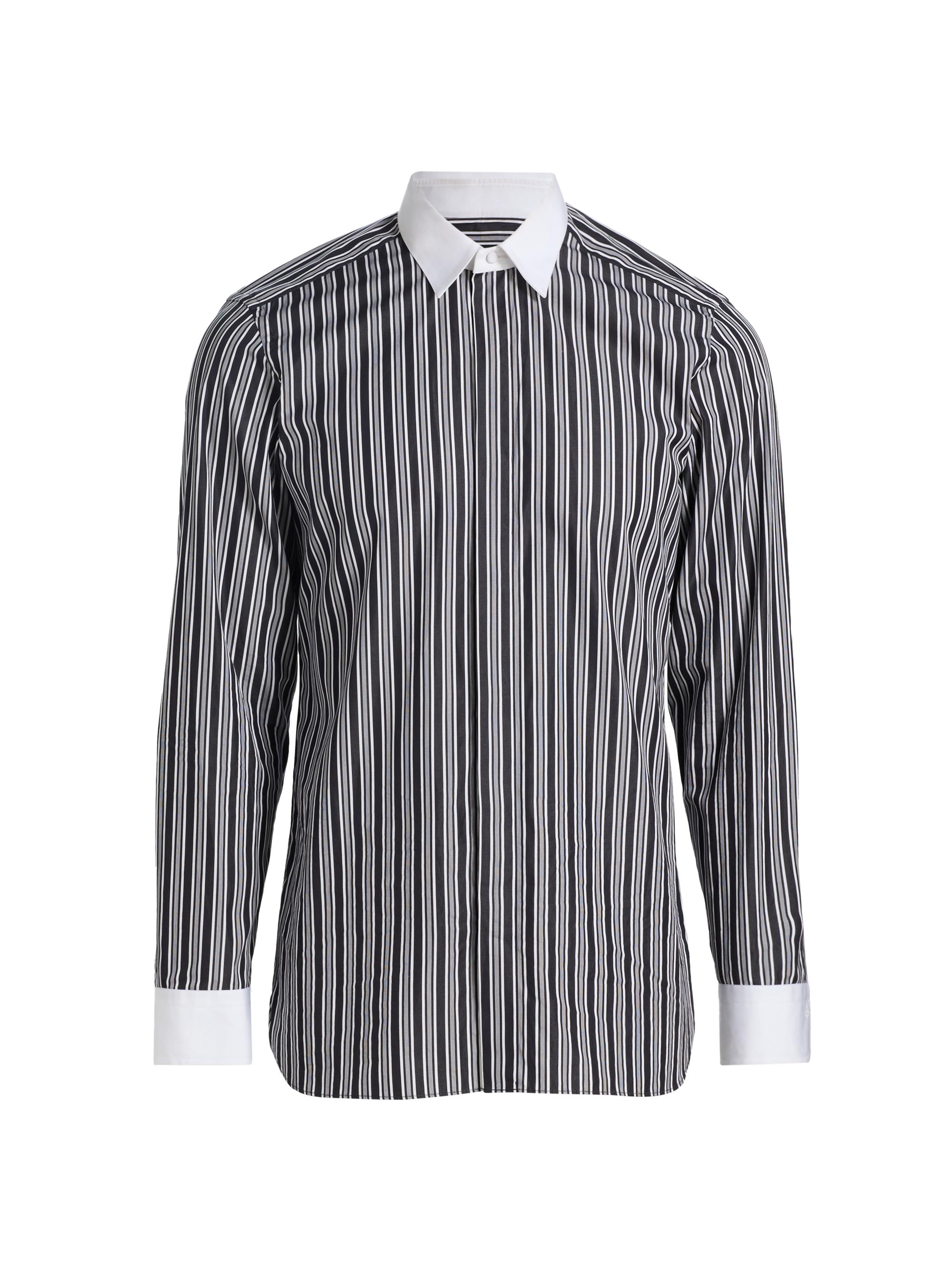 thick cotton dress shirts White 170s Superfine Twill Shirt