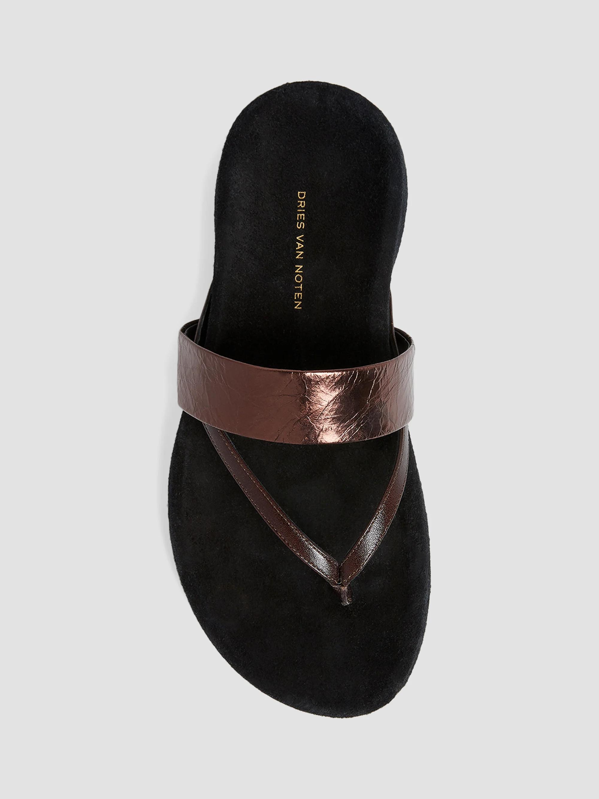 DRIES VAN NOTEN 2009ss スパンコール　 麻オールインワン Dries Van Noten Mosaicon Leather Sandals | Saks Fifth Avenue