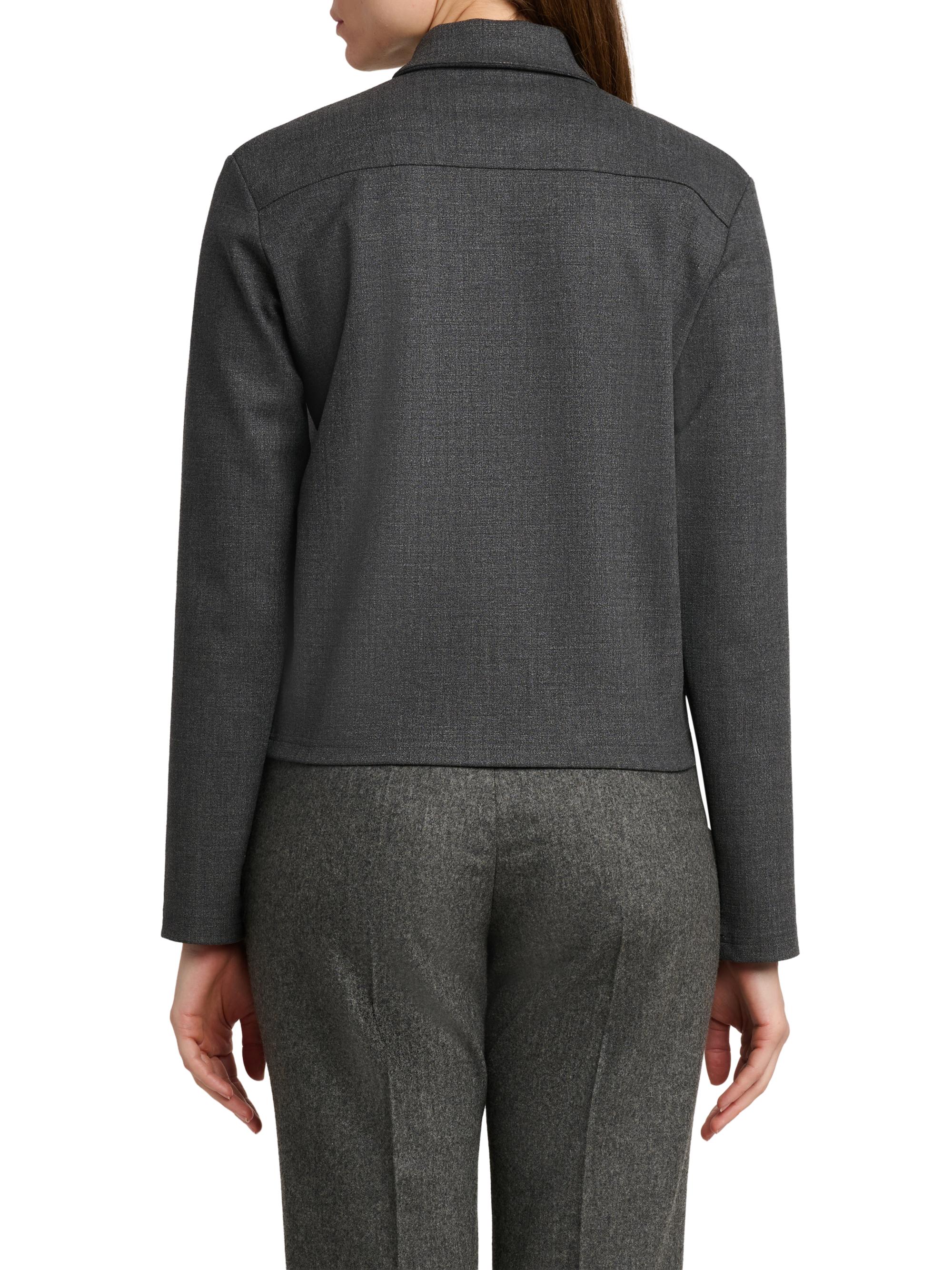 シラザン Jil Sander Stretch-Wool Zip-Front Shirt | Saks Fifth Avenue
