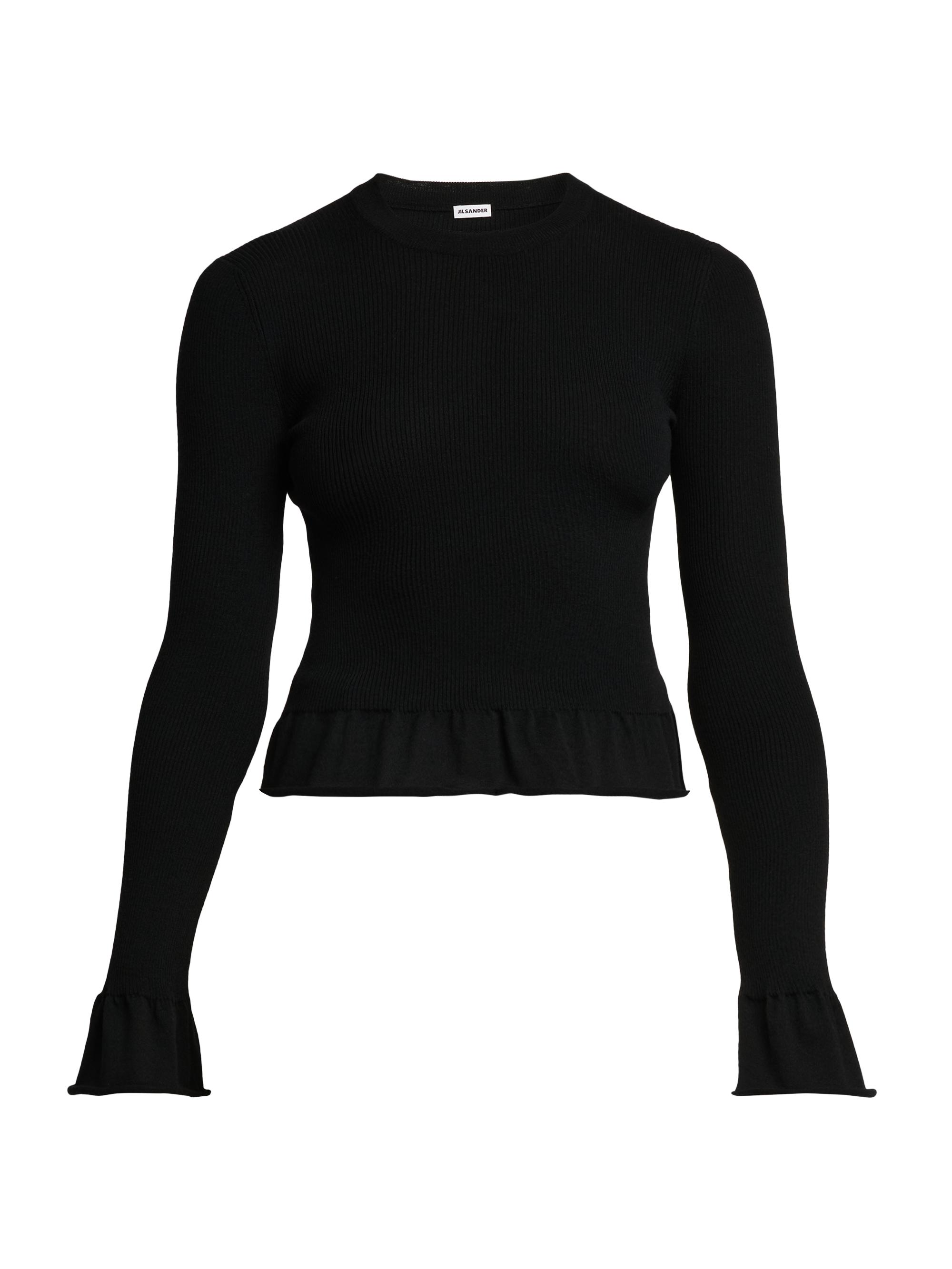 シラザン Jil Sander Stretch-Wool Zip-Front Shirt | Saks Fifth Avenue