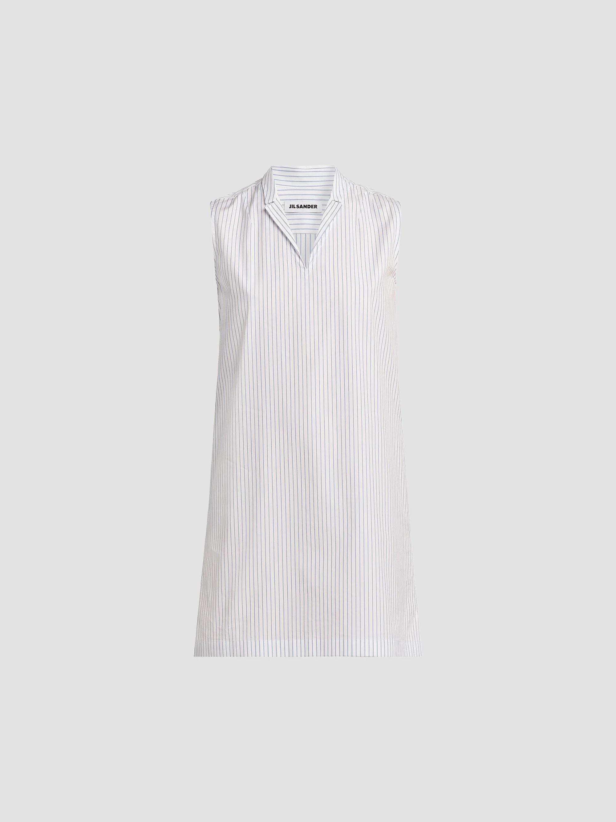 JIL SANDER /アブストラクト-プリント コットンブレザー/サイズ40 Jil Sander Pinstriped Cotton Poplin Minidress | Saks Fifth Avenue