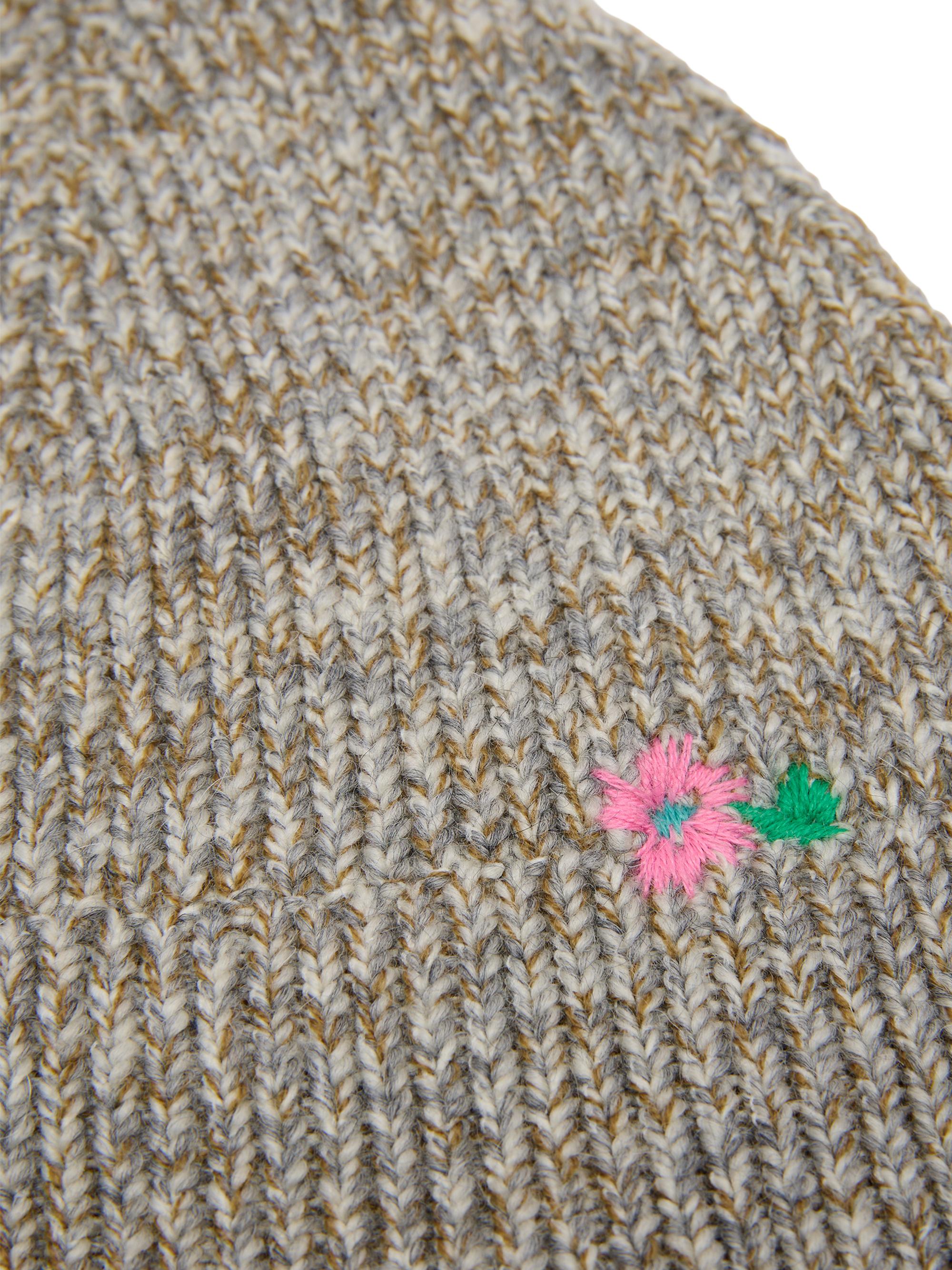 Dries Van Noten Flower Embroidered Wool-Blend Beanie | Saks Fifth