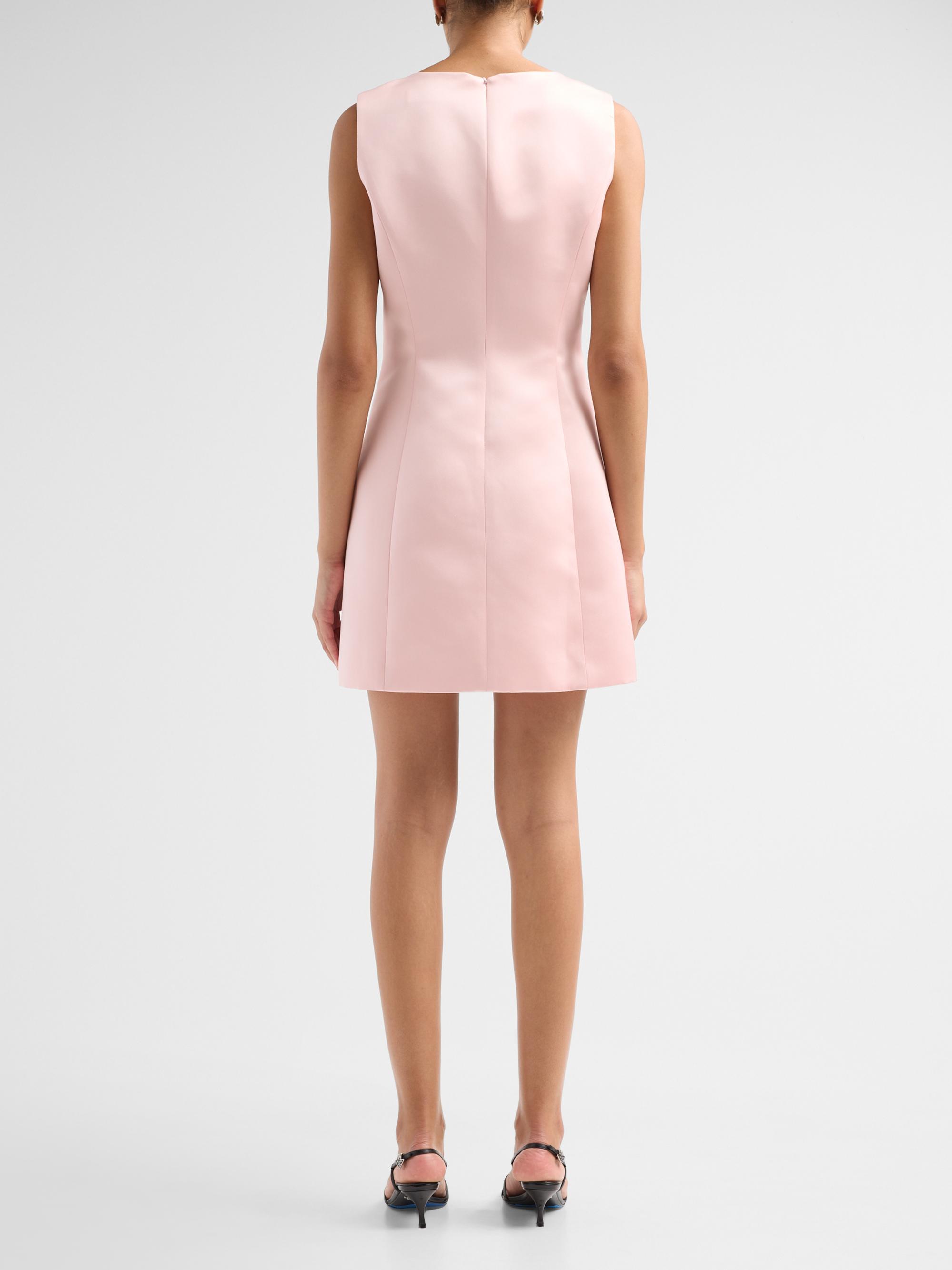 Prabal Gurung Women's Satin Sleeveless A-Line Mini Dress - Light Pink | Thumbnail 3