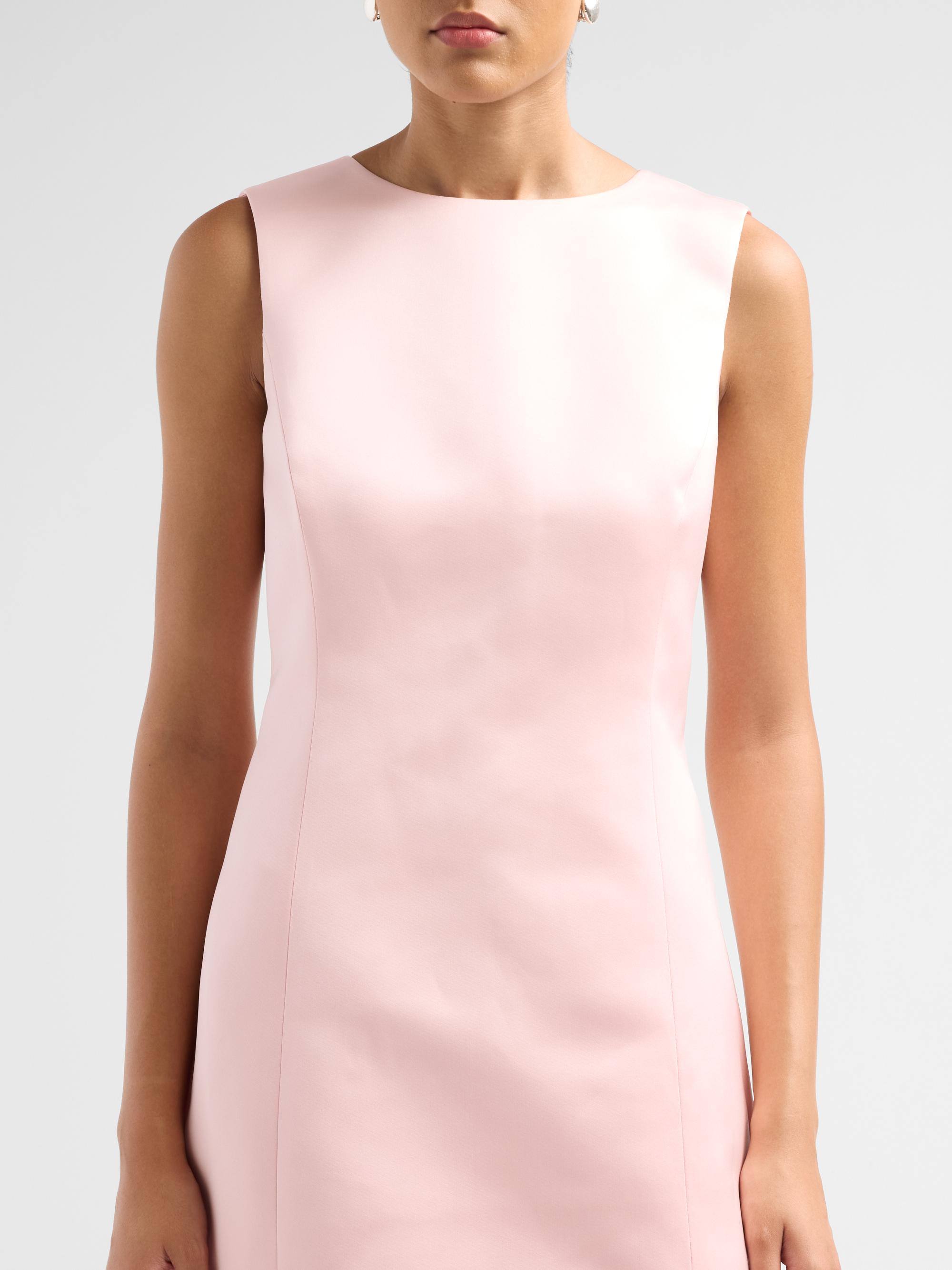Prabal Gurung Women's Satin Sleeveless A-Line Mini Dress - Light Pink | Thumbnail 5