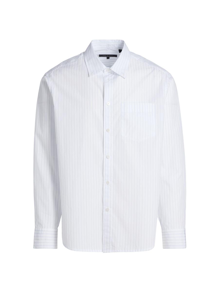 Rag & Bone Men's Pinstriped Poplin Shirt