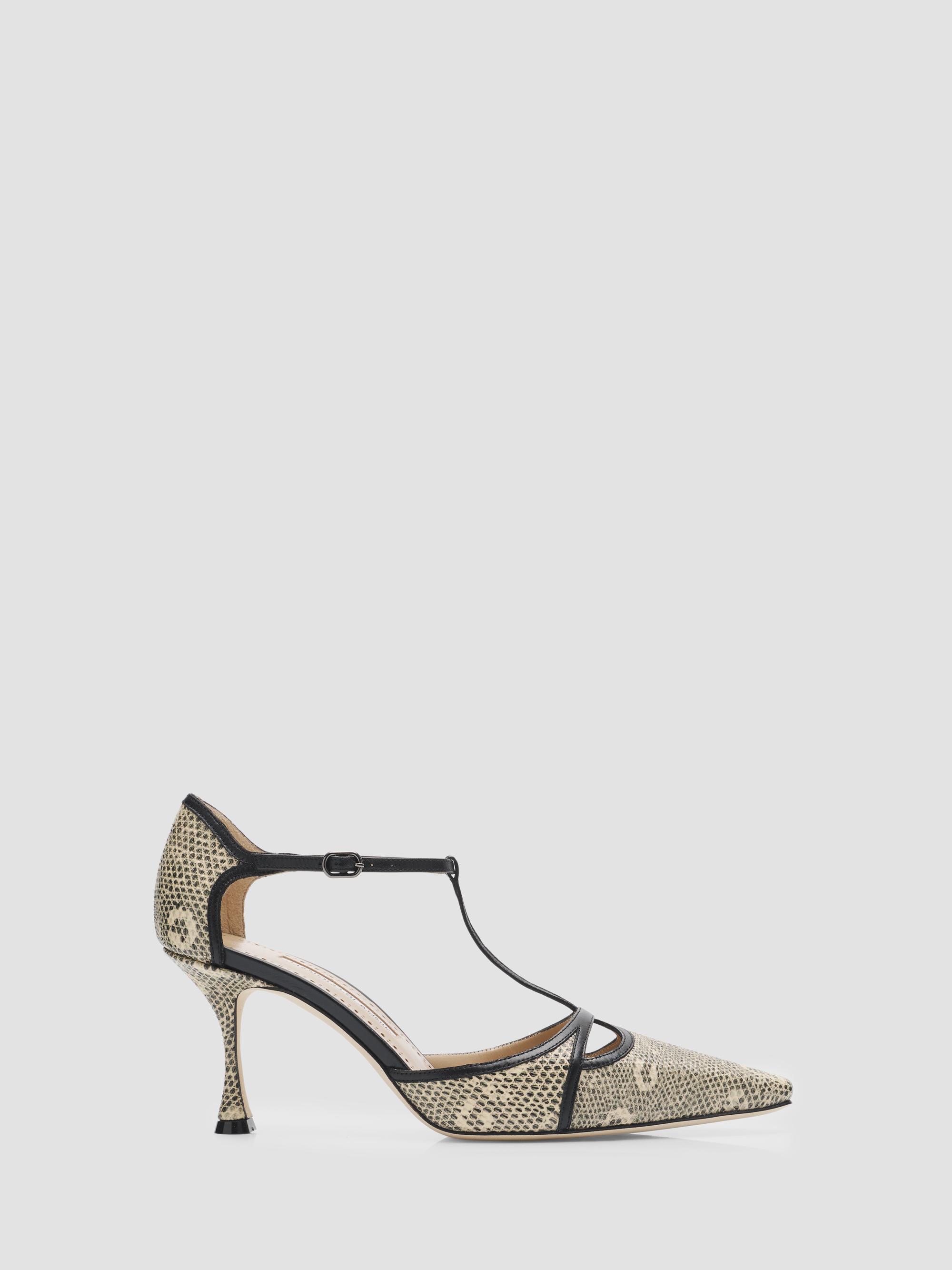 Manolo Blahnik Gish 70MM Leather Pumps | Saks Fifth Avenue