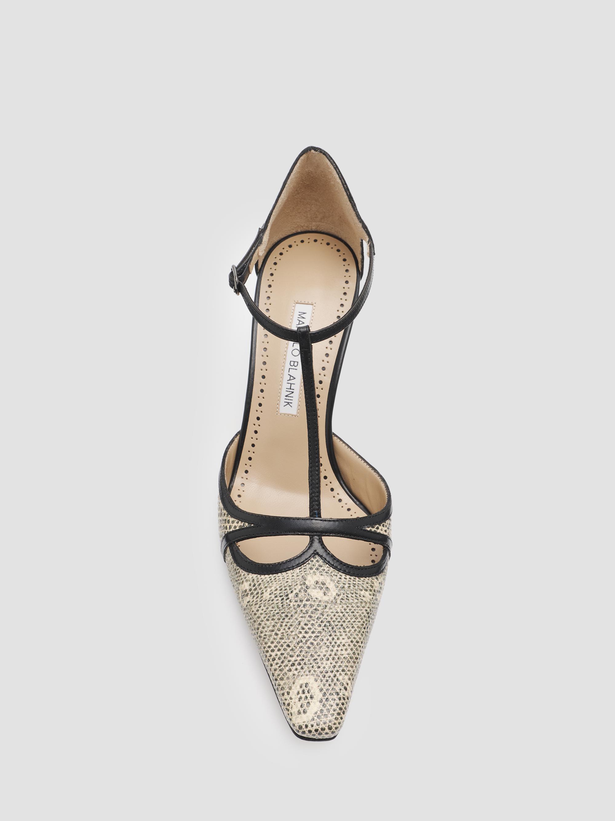 Manolo Blahnik Gish 70MM Leather Pumps | Saks Fifth Avenue