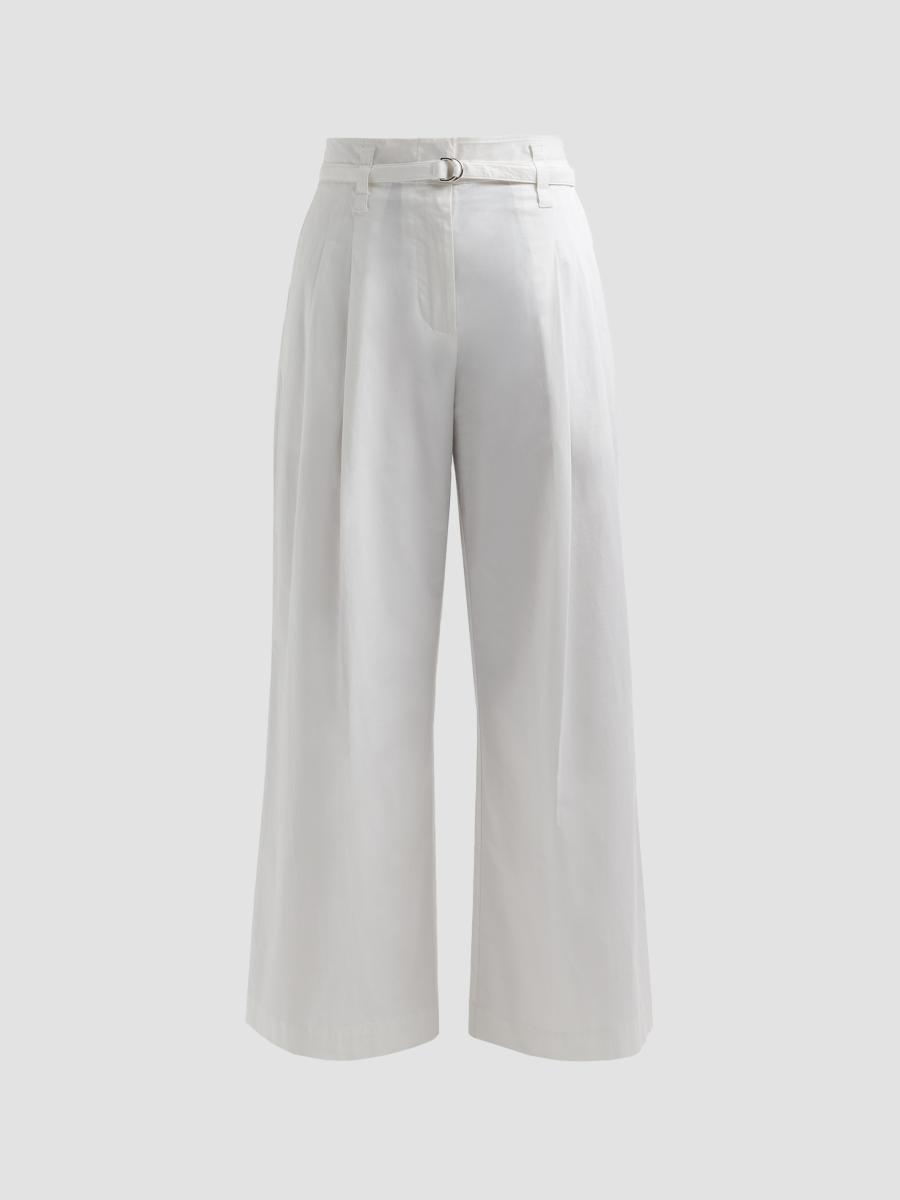 Proenza Schouler White Label Raver Poplin Crop Pants | Saks Fifth