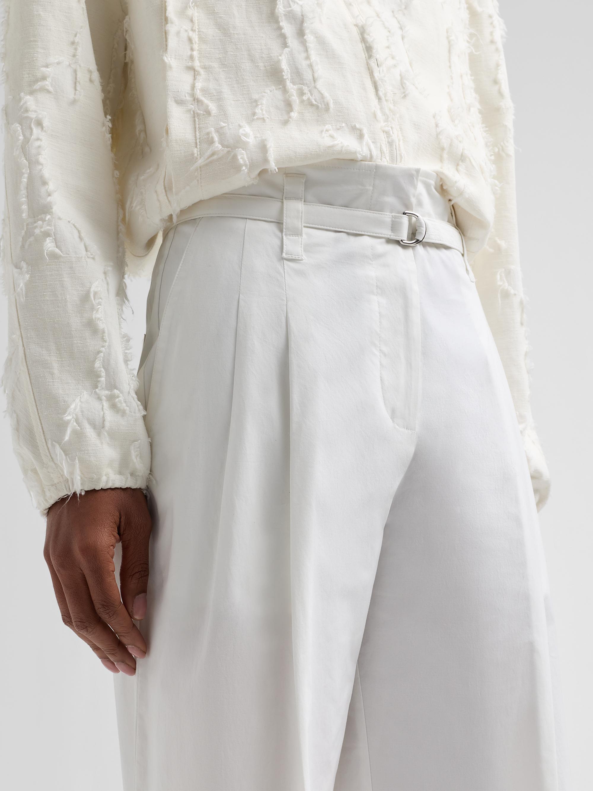 Proenza Schouler White Label Raver Poplin Crop Pants | Saks Fifth