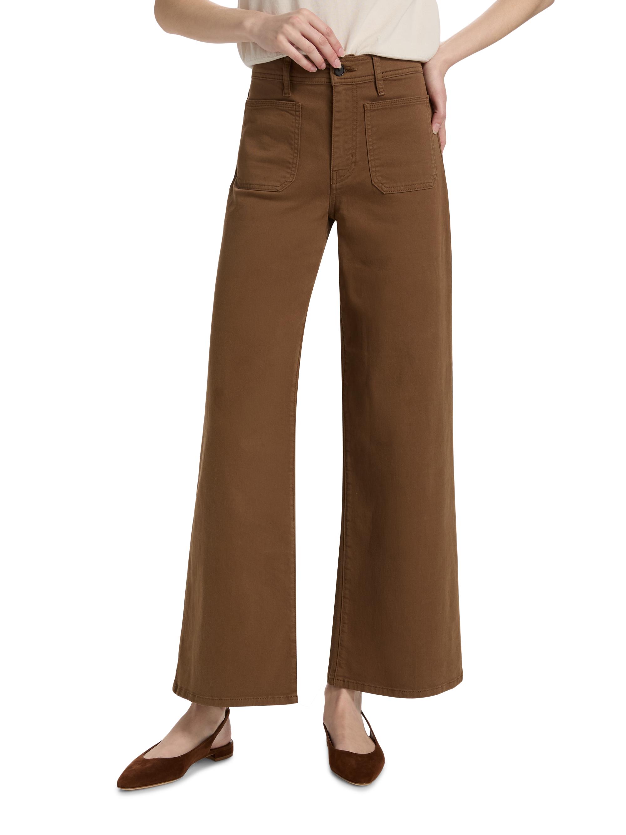 FRAME Women's Le Slim Palazzo Harbor Pocket Jeans - Ledger | Thumbnail 3