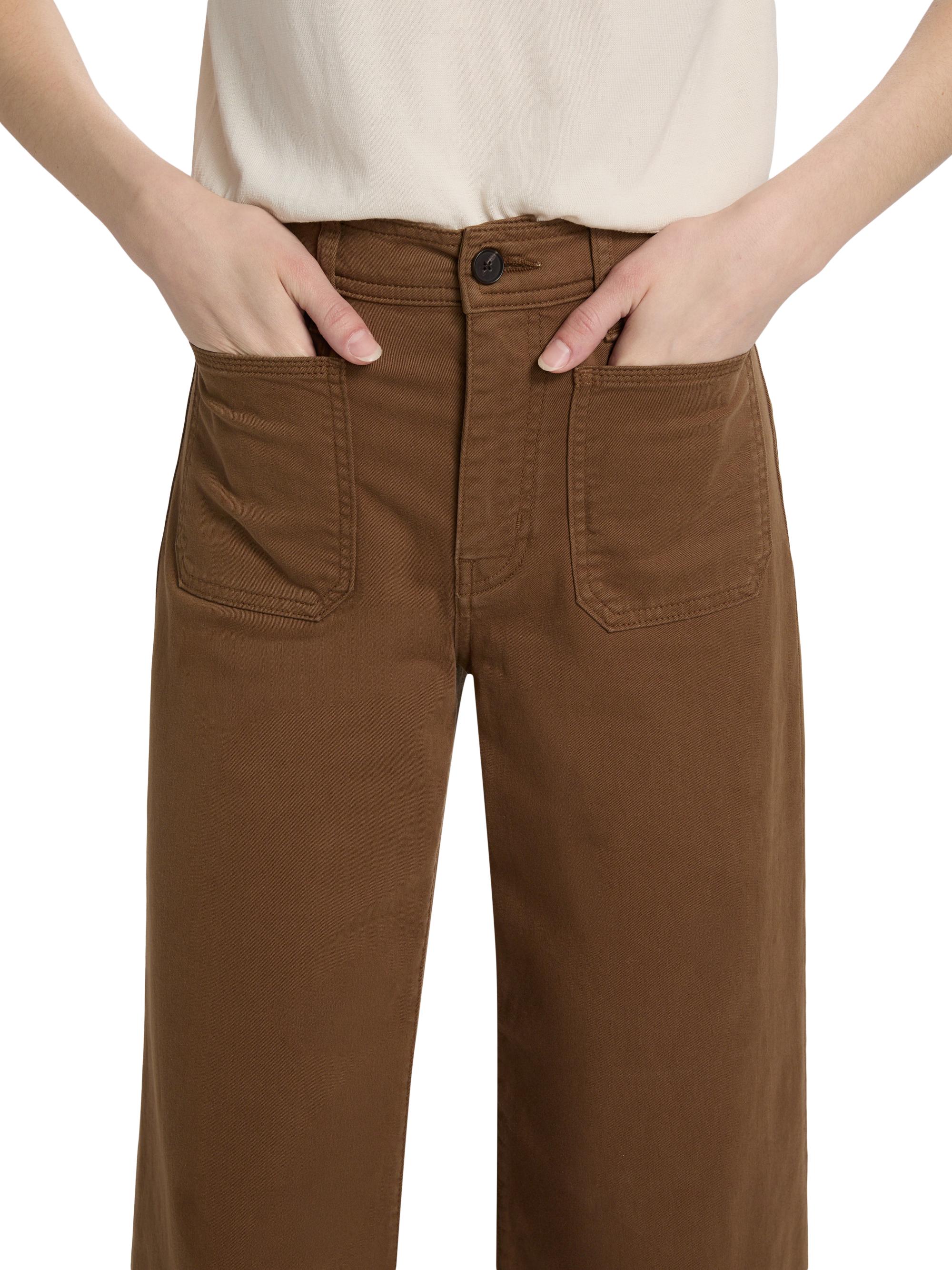 FRAME Women's Le Slim Palazzo Harbor Pocket Jeans - Ledger | Thumbnail 6