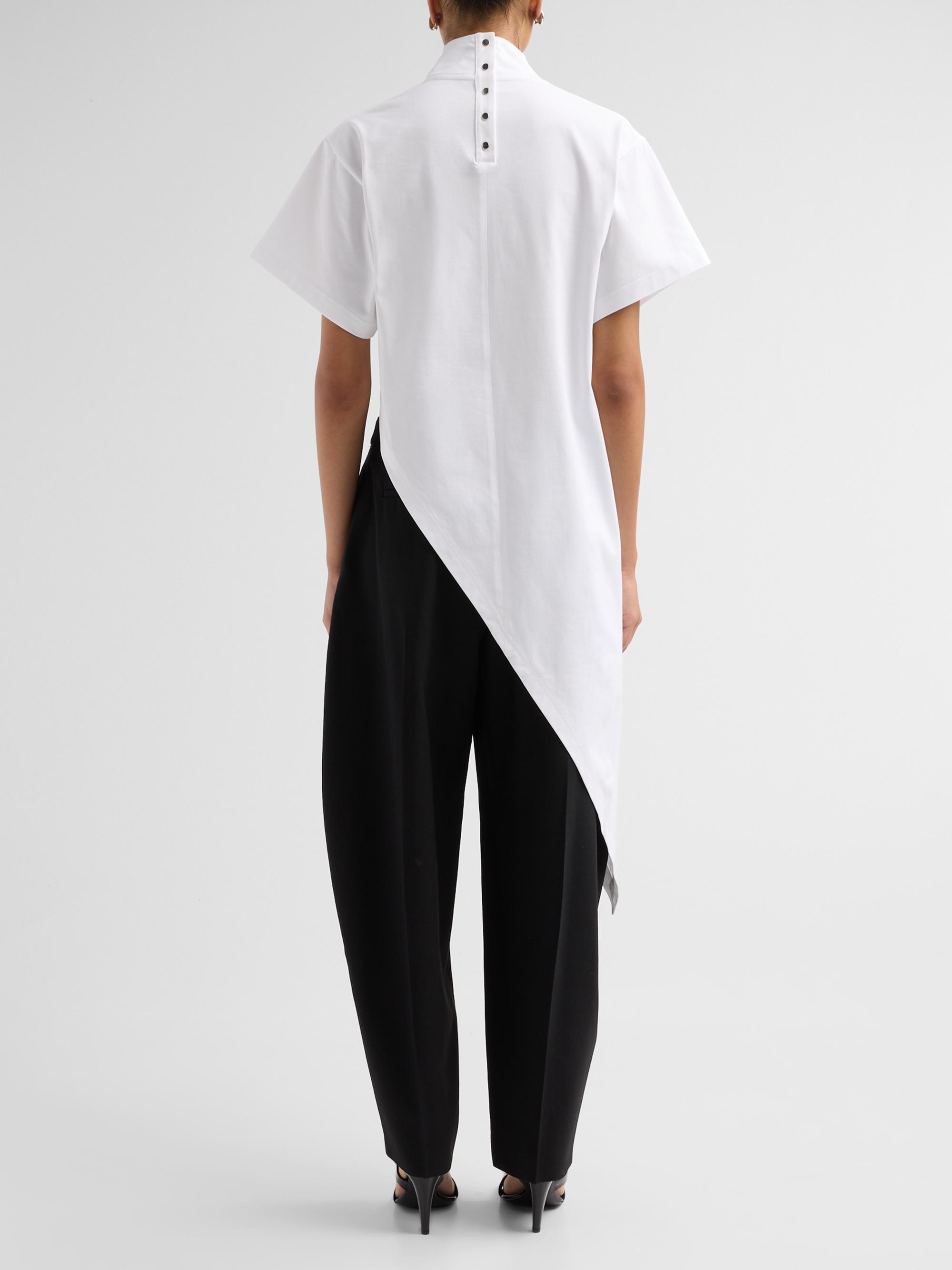 Alaïa Triangle Cotton Jersey T-Shirt | Saks Fifth Avenue