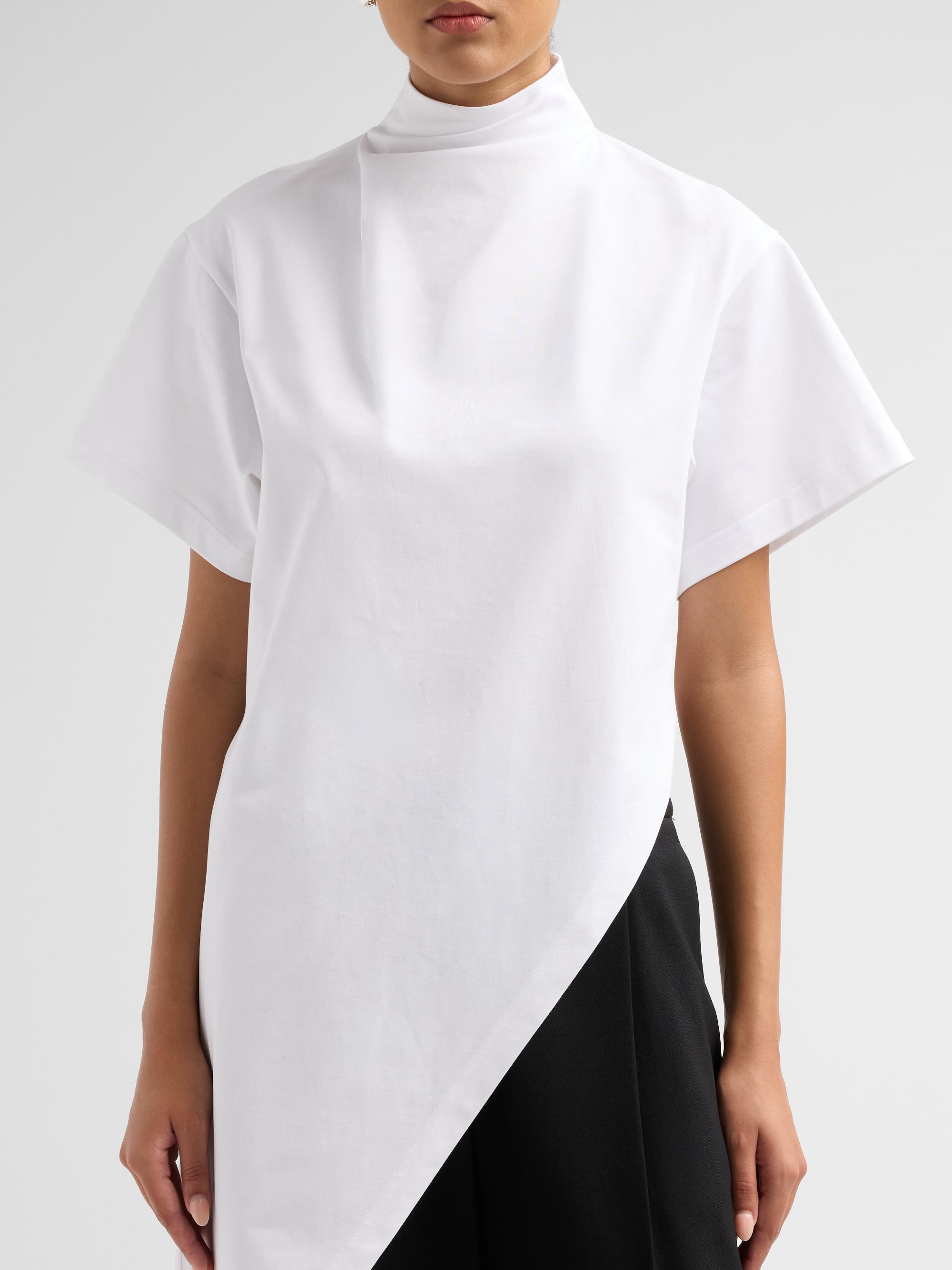 Alaïa Triangle Cotton Jersey T-Shirt | Saks Fifth Avenue