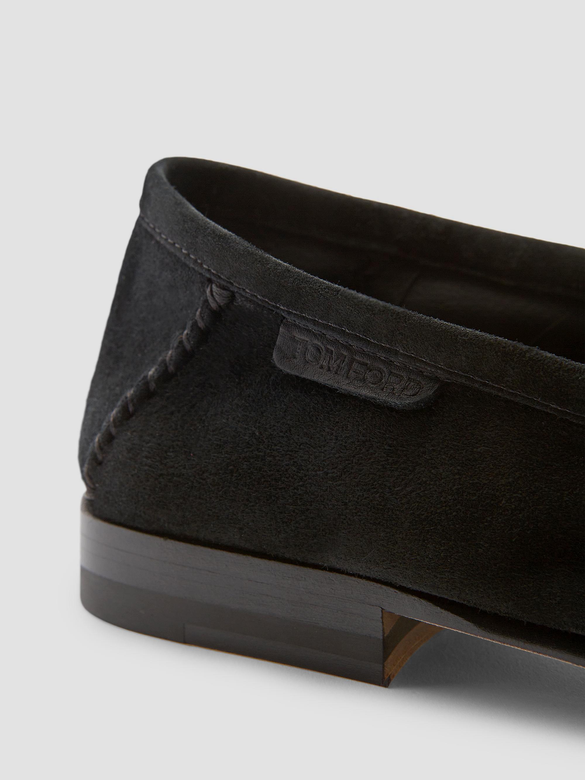 TOM FORD Moc-Toe Suede Bit Loafers | Saks Fifth Avenue