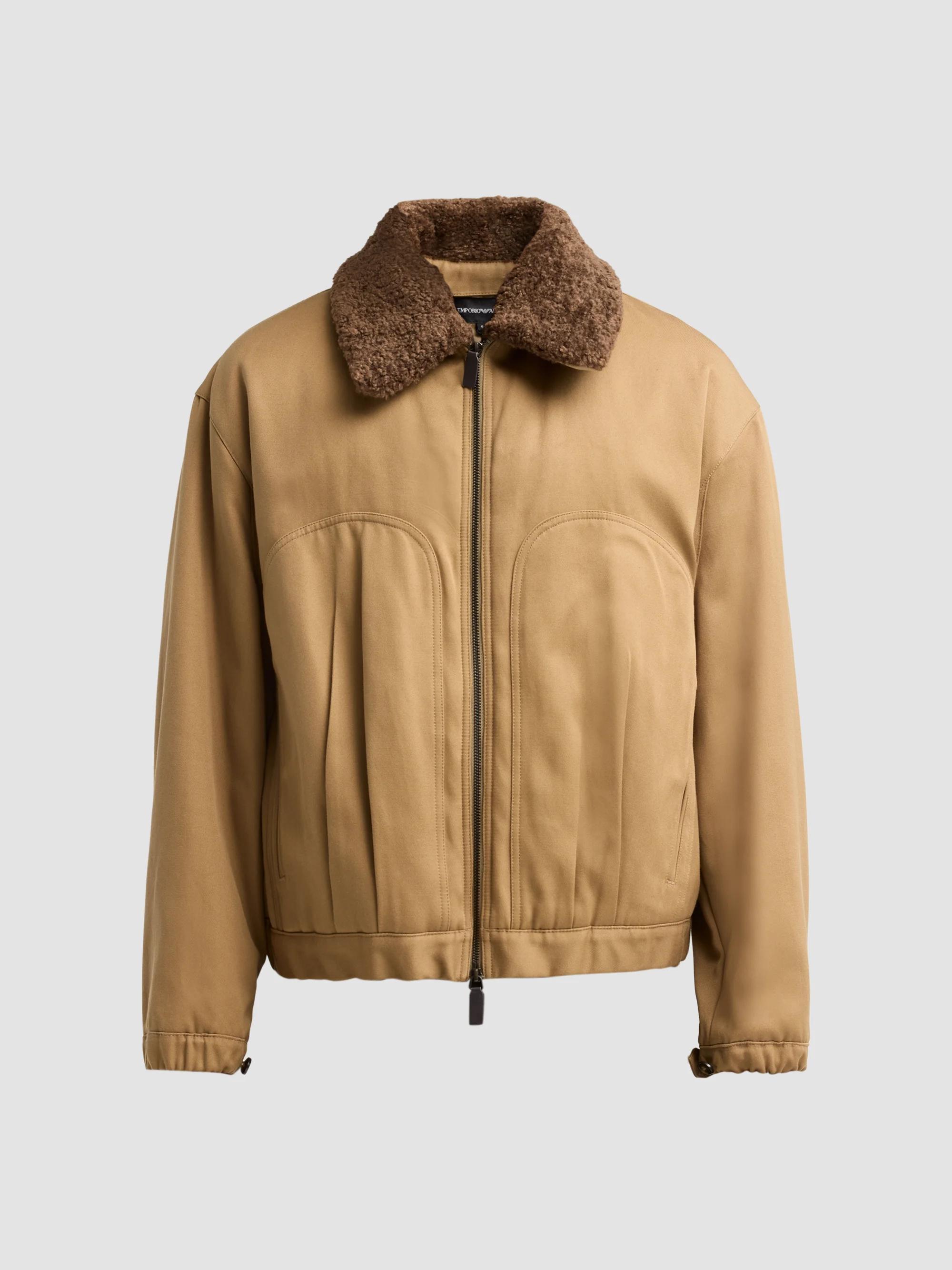 Emporio Armani Perforated Suede Jacket | Saks Fifth Avenue