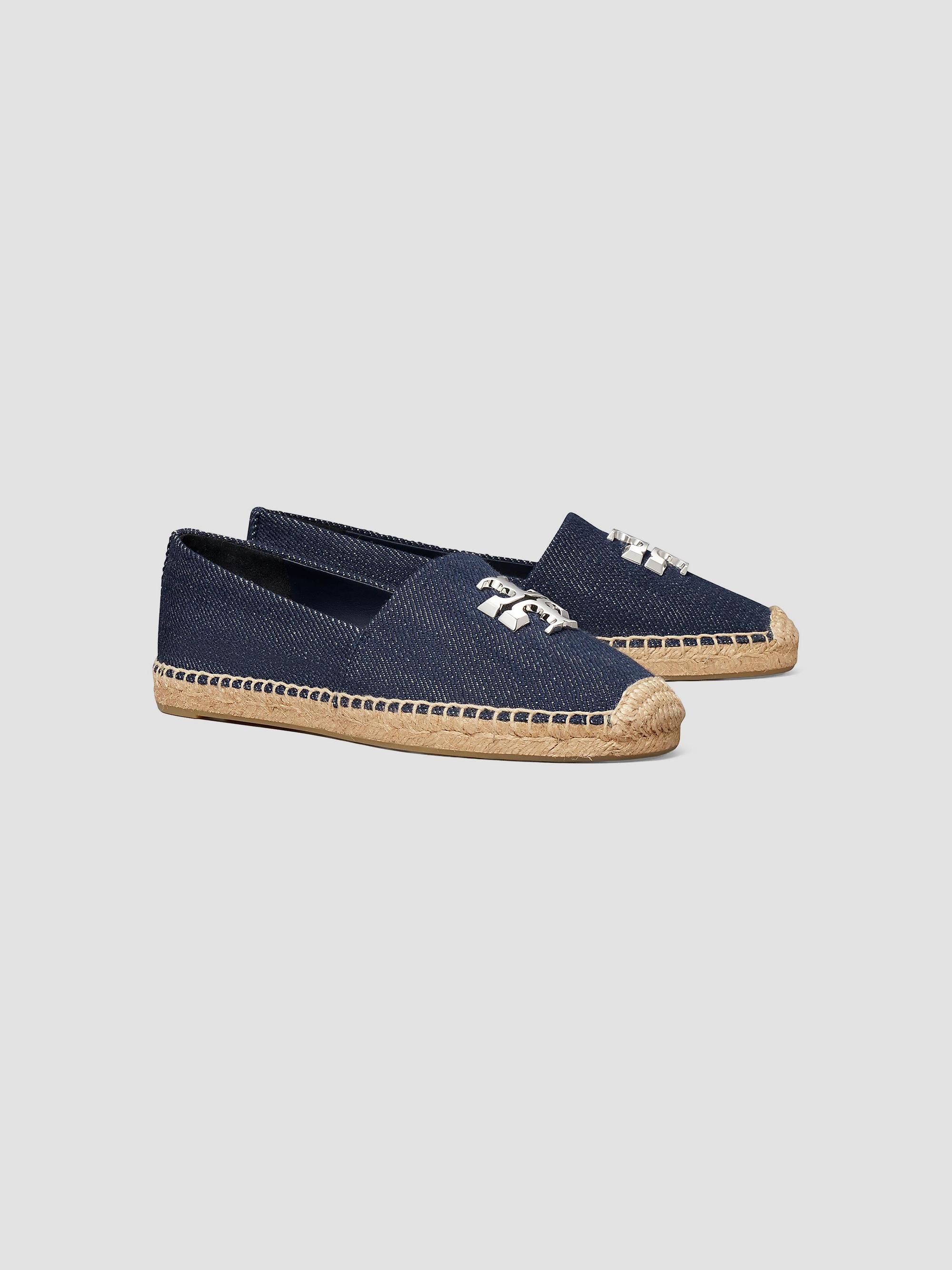 Tory Burch Eleanor Denim Espadrilles | Saks Fifth Avenue