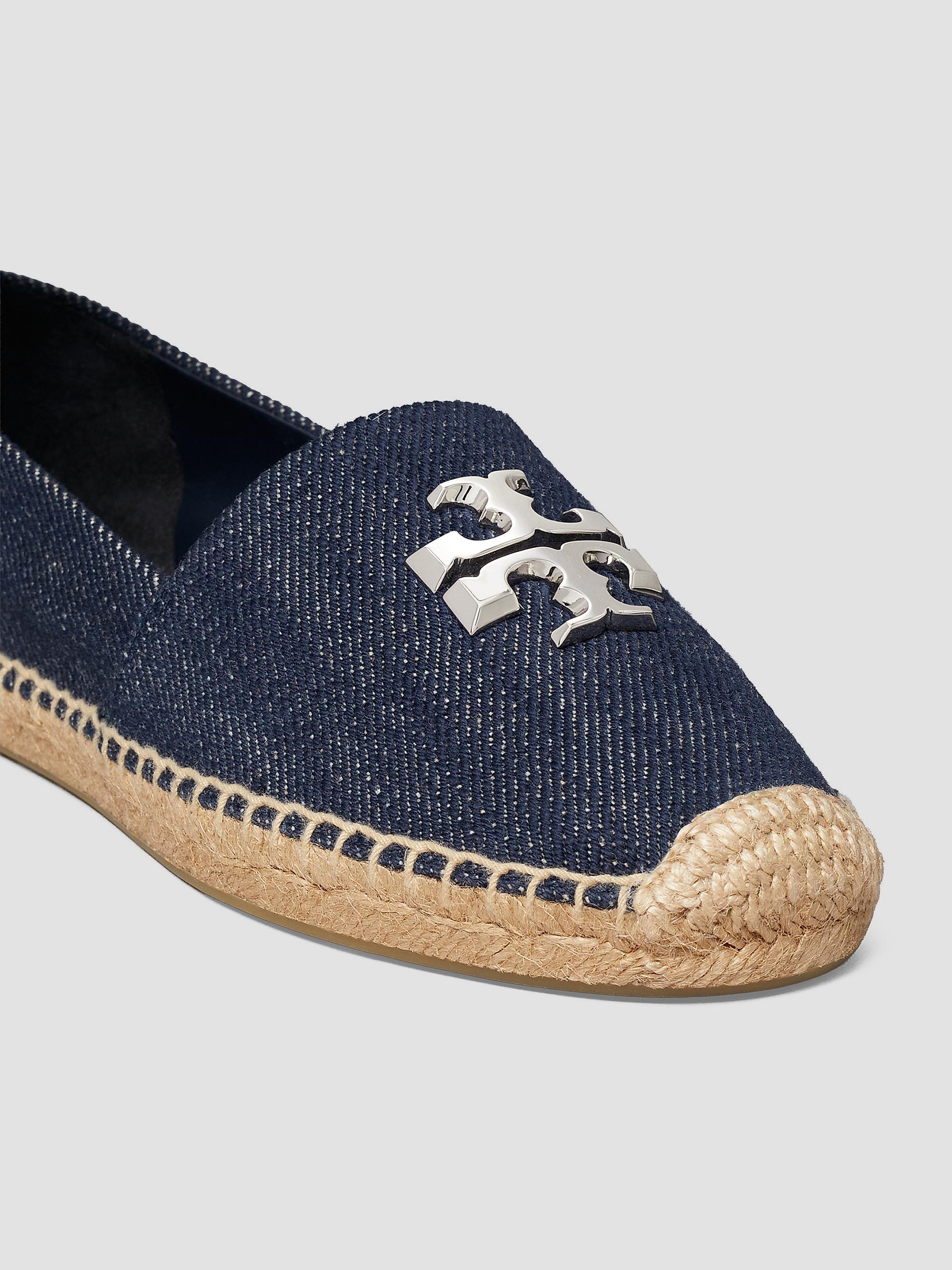 Tory Burch Eleanor Denim Espadrilles | Saks Fifth Avenue