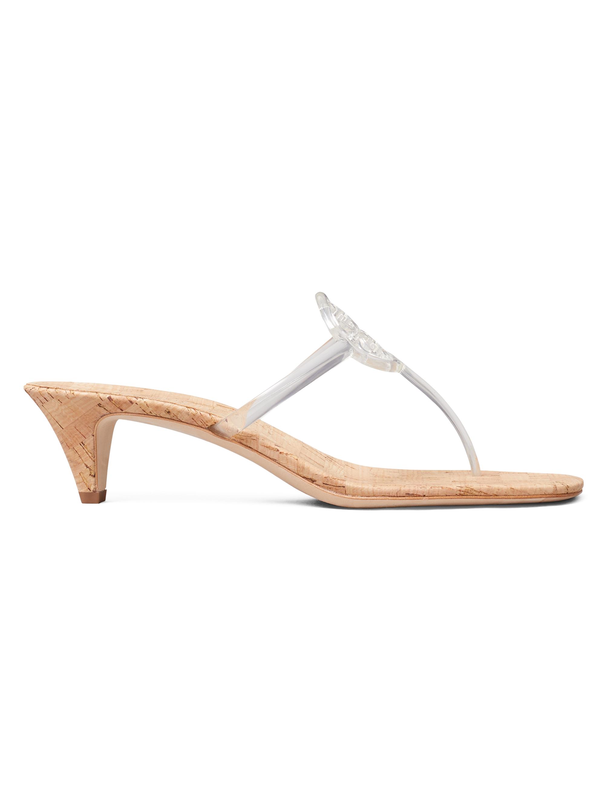 Tory Burch Women's Miller 50MM Jelly Sandals - Clear