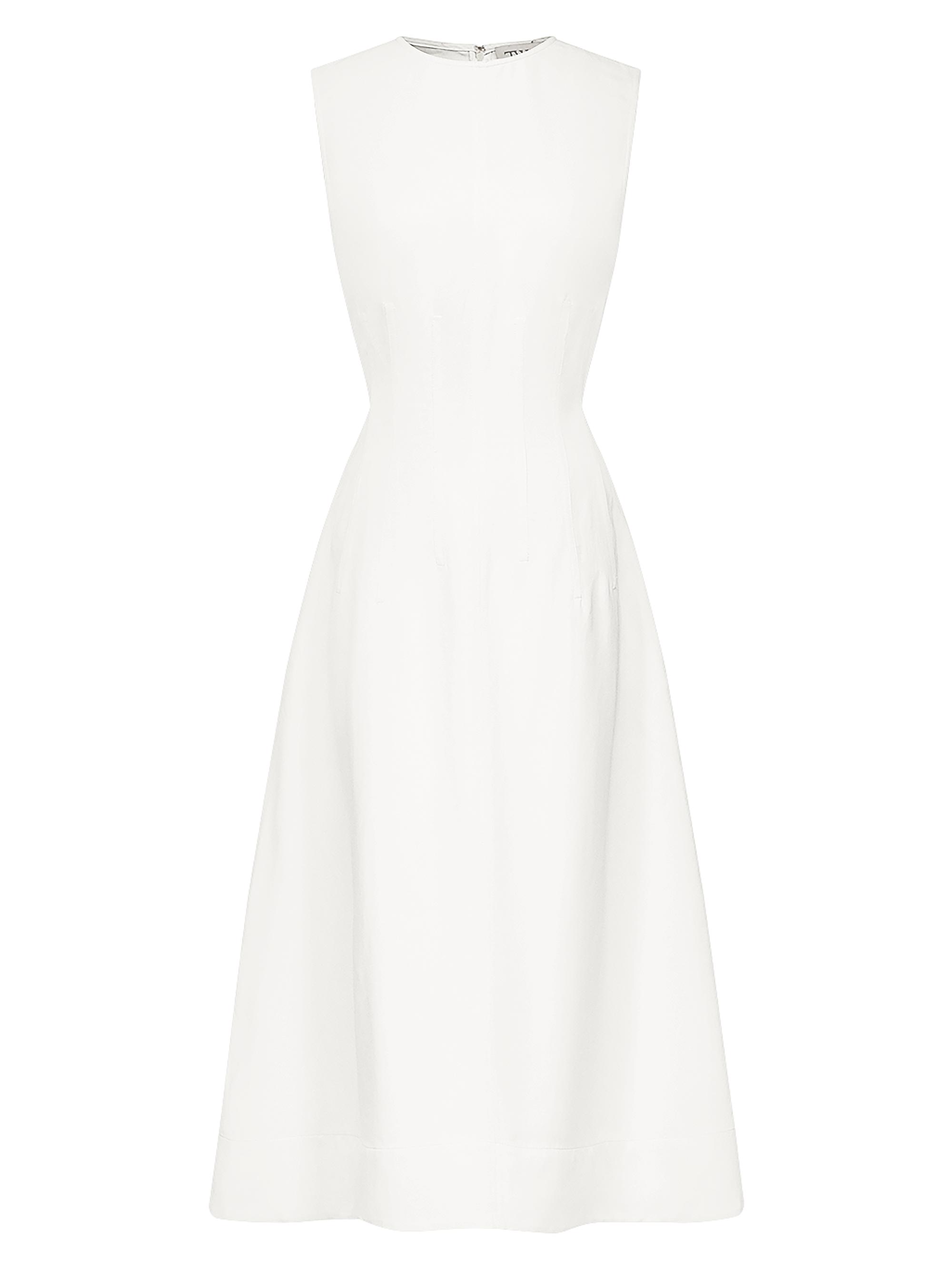women's casual plain simple t shirt loose dress The 10 Best Wrinkle-free Travel Clothes for Summer Shirt Fitting:Regular Fit Product details details:Fringe The Escape Linen Midi