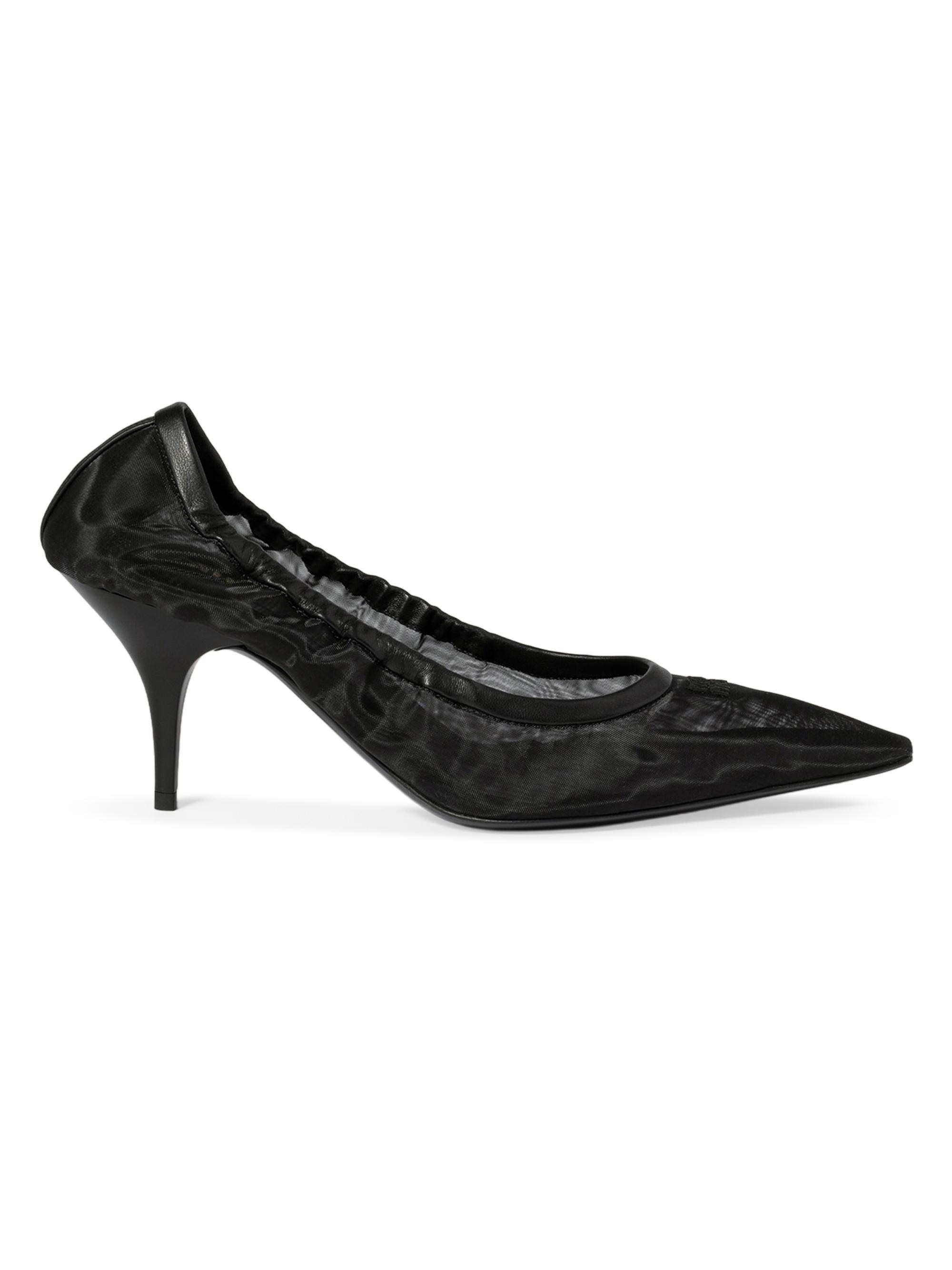 Miu Miu Mesh Fabric Heeled Mules | Saks Fifth Avenue