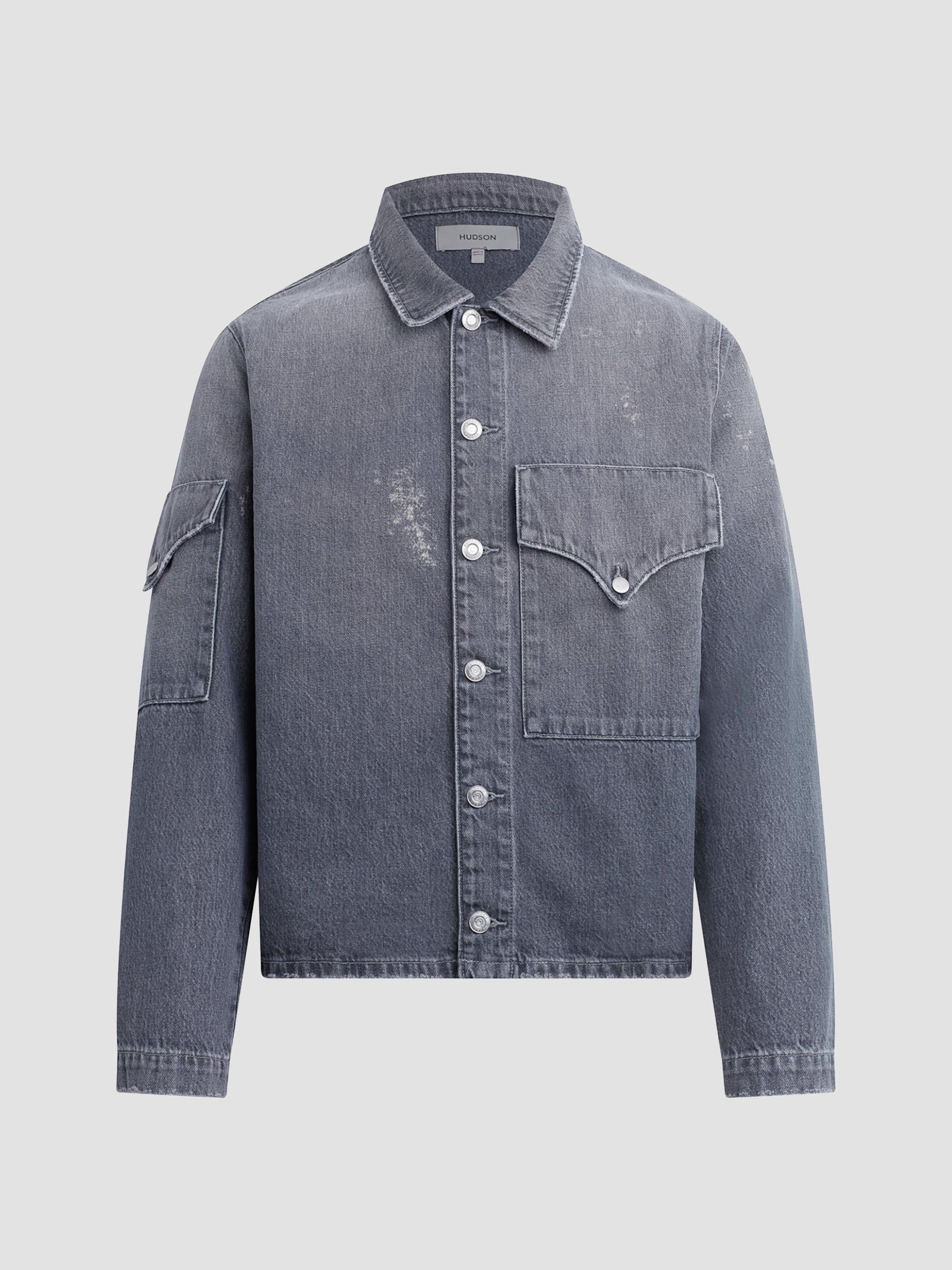 JW Anderson Corduroy Collar Denim Jacket | Saks Fifth Avenue