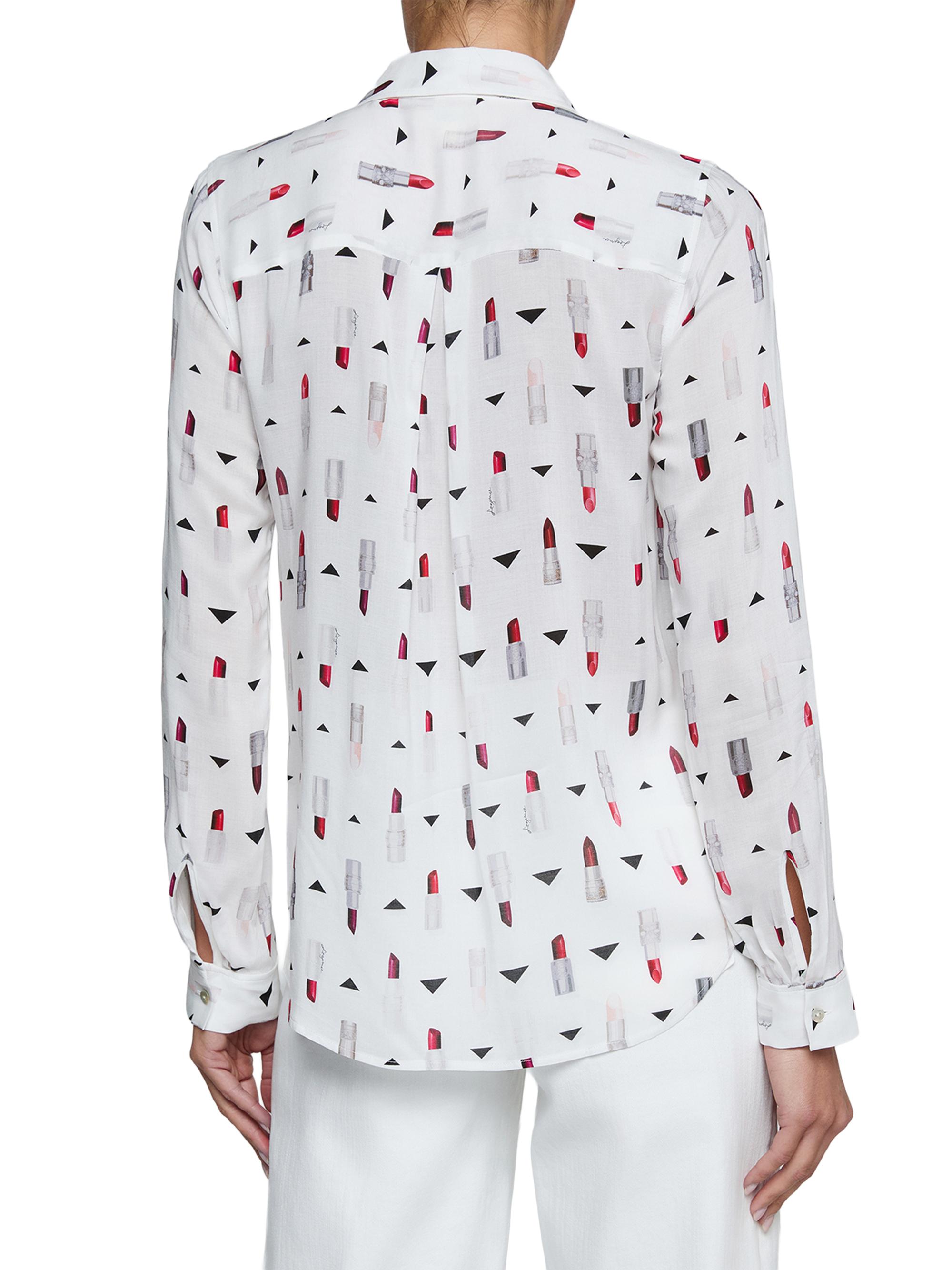 lipstick dress shirt How to make the kiss shirt : r/MaisonMargiela