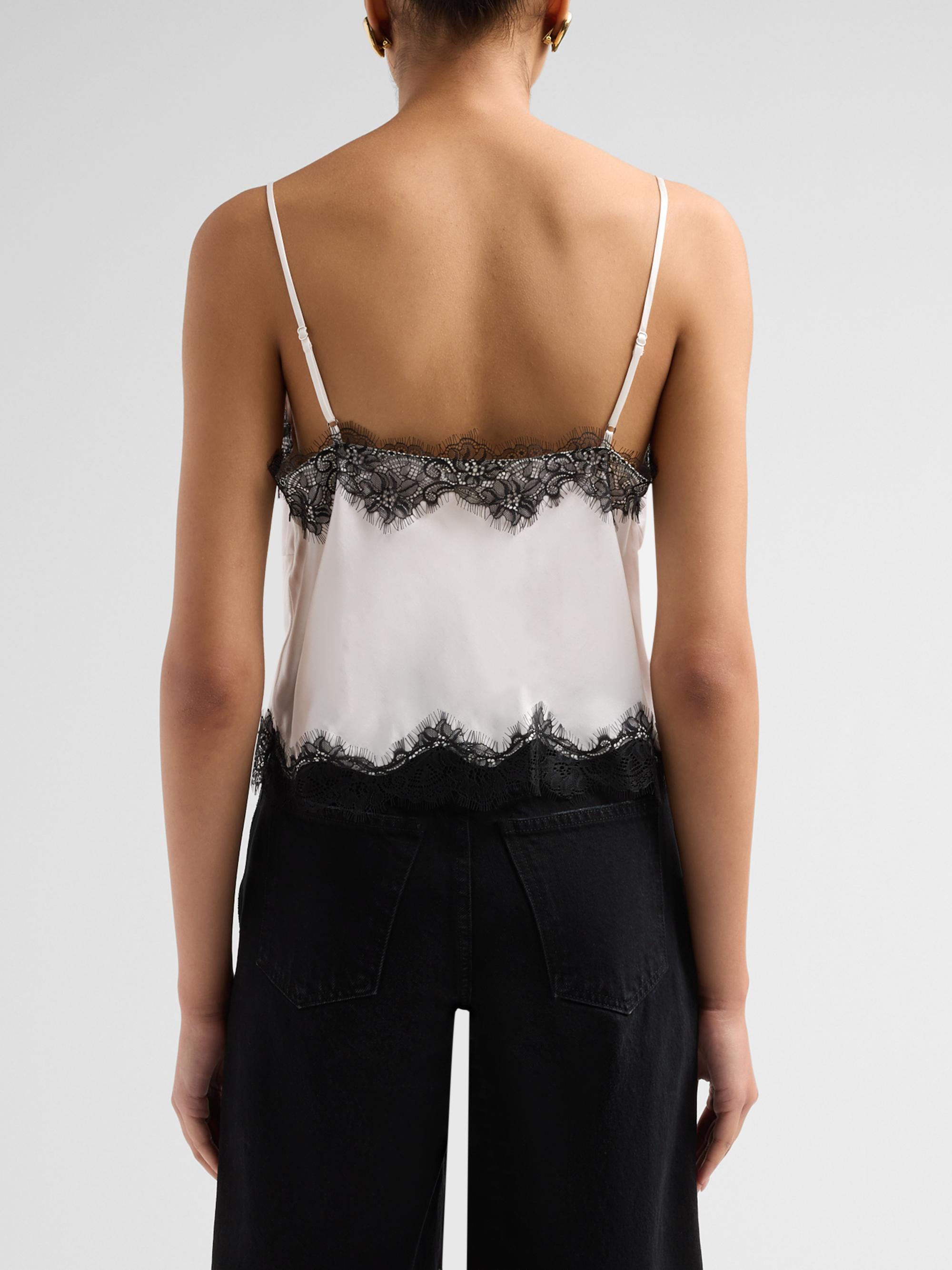 L'AGENCE Kimber Lace-Detail Camisole | Saks Fifth Avenue