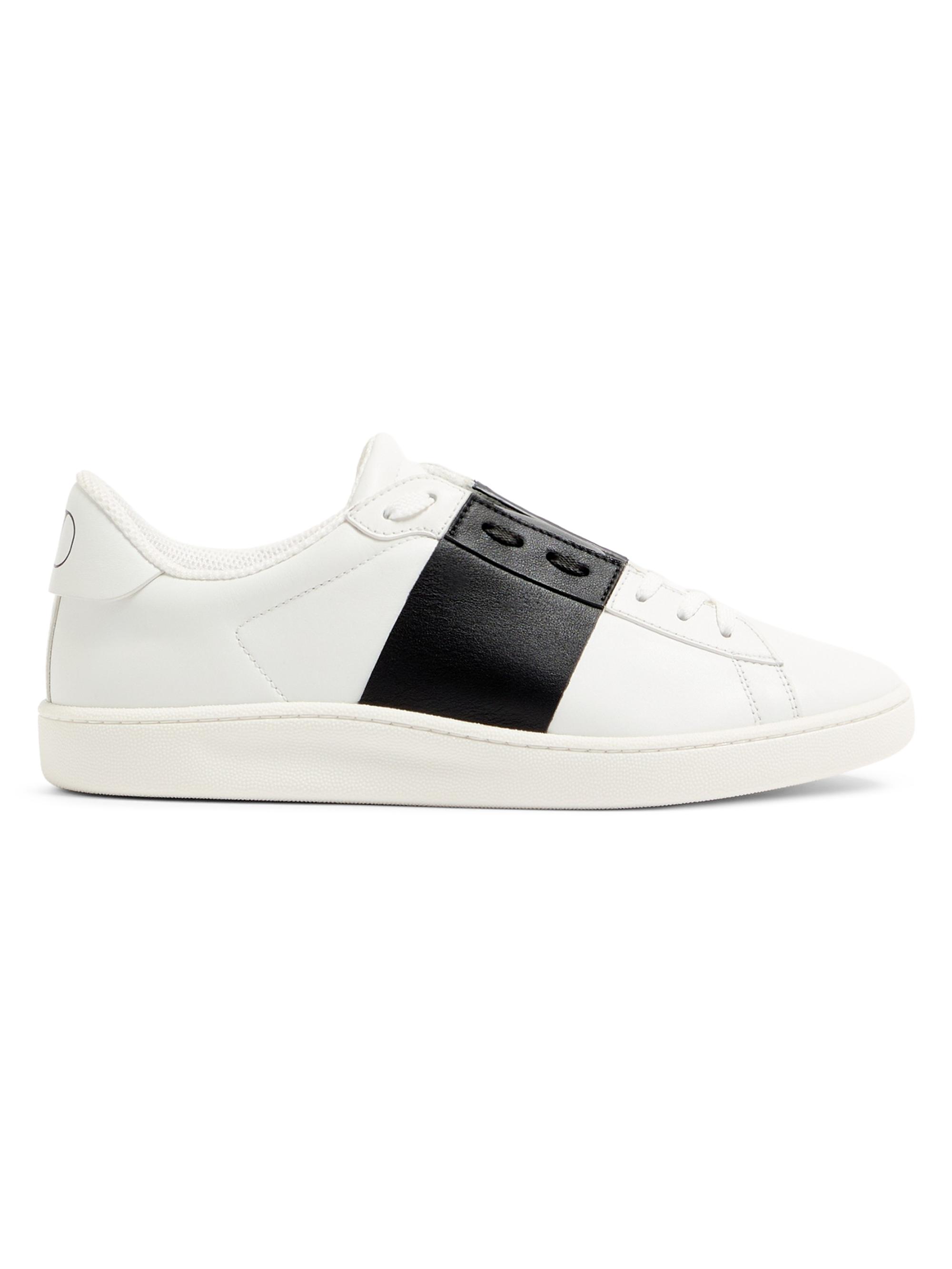 Valentino Garavani Men's Open Royco Sneakers in Nappa Calfskin - White Brown