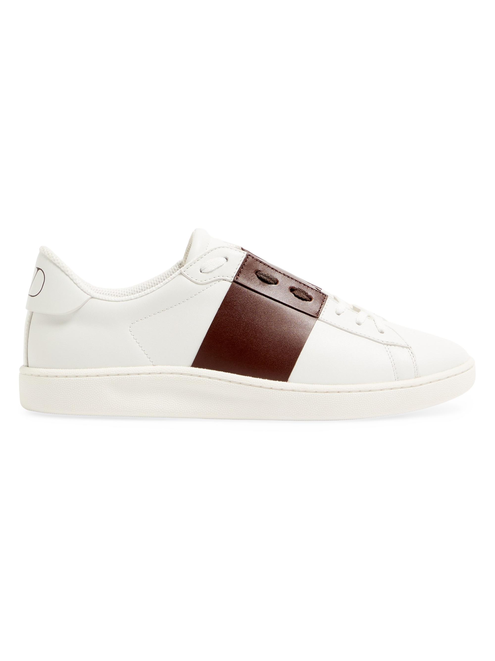 Valentino Garavani Low-Top Calfskin VL7N Sneakers with Bands