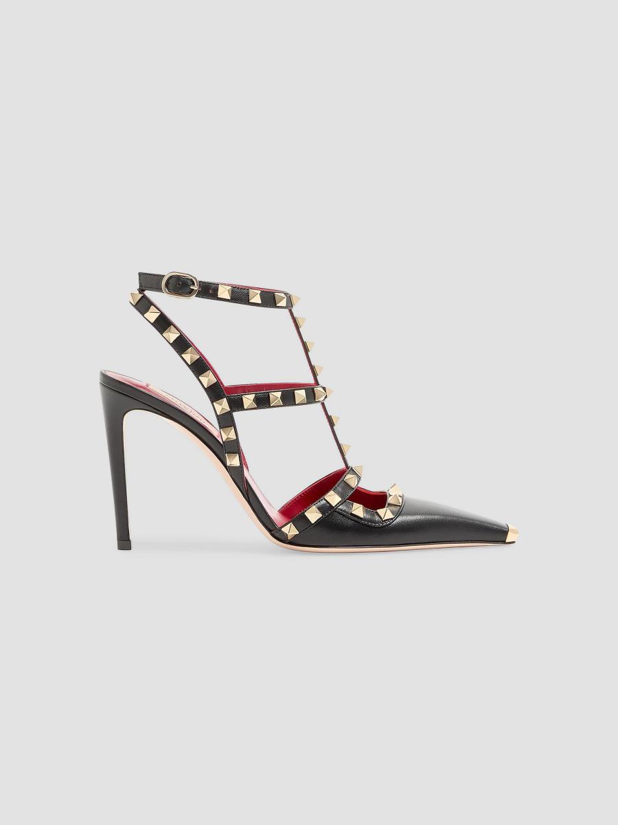 Valentino Garavani Rockstud 100MM Kidskin Pumps | Saks Fifth Avenue
