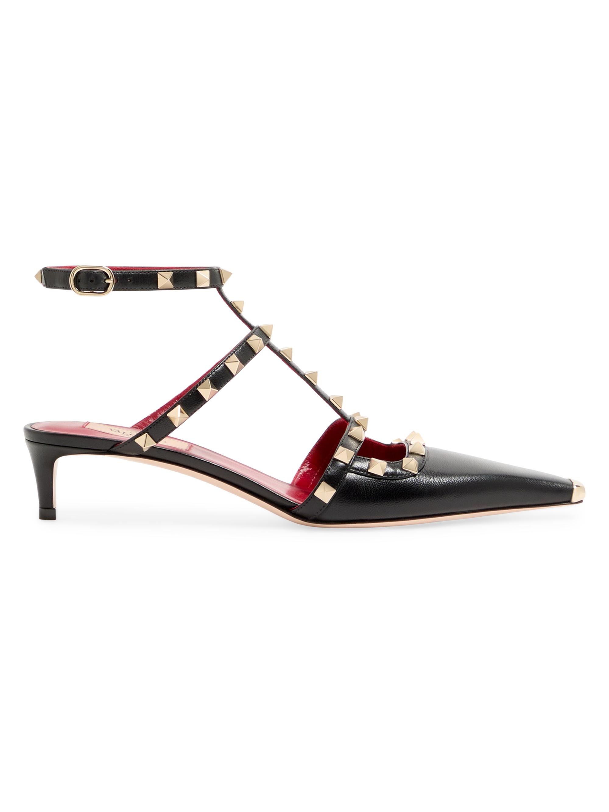 Valentino Garavani Women's Rockstud 40MM Kidskin Pumps - Phard
