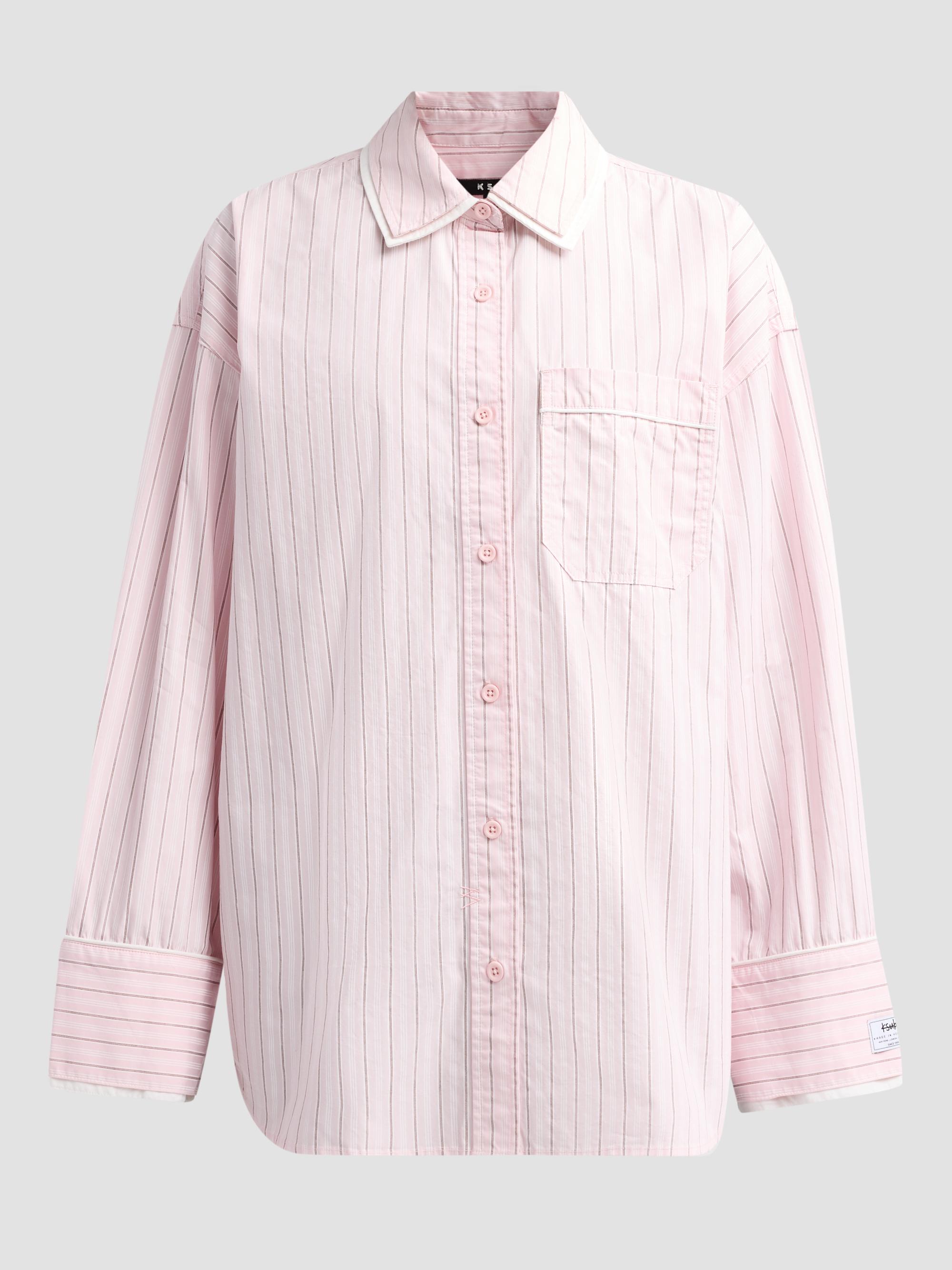 ksubi dress shirt Ksubi Women's Astra LS Shirt Candy, Pink, Size XS/s