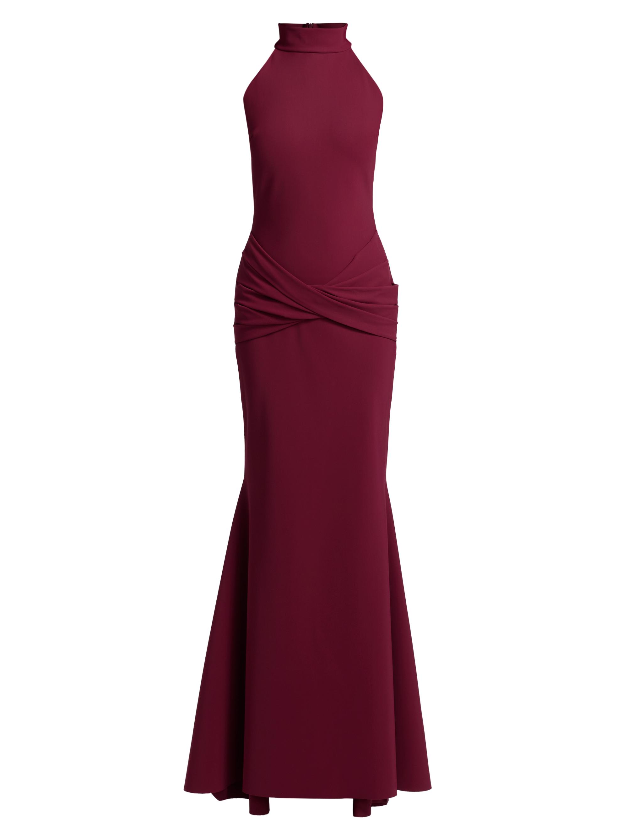 Chiara Boni La Petite Robe Women's Zesika Jersey Sleeveless Gown - Mahogany
