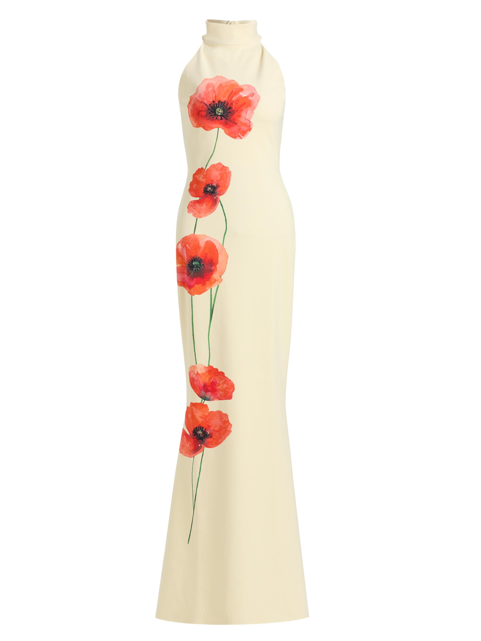 Chiara Boni La Petite Robe Women's Gudrum Peony Trumpet Gown - Poppie