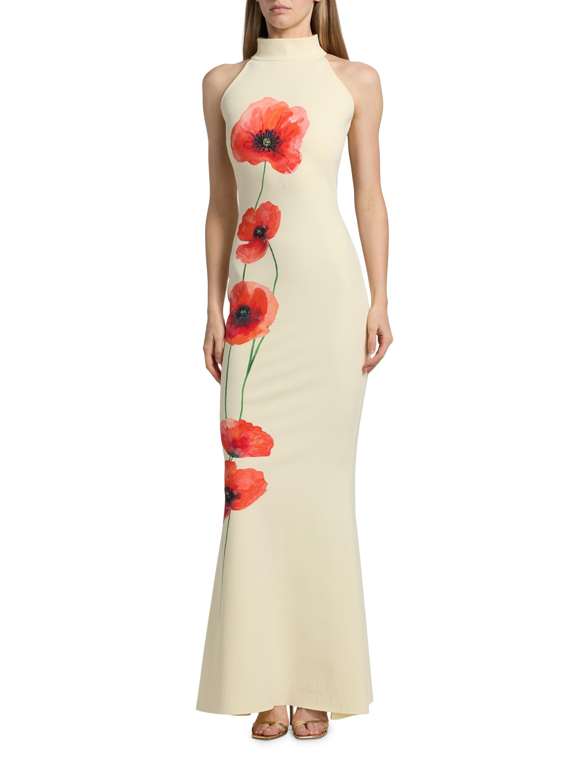 Chiara Boni La Petite Robe Women's Gudrum Peony Trumpet Gown - Poppie | Thumbnail 3