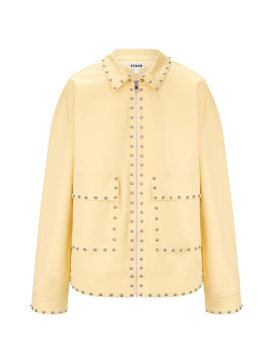 Staud Women's Clarke Studded Jacket In Gold
