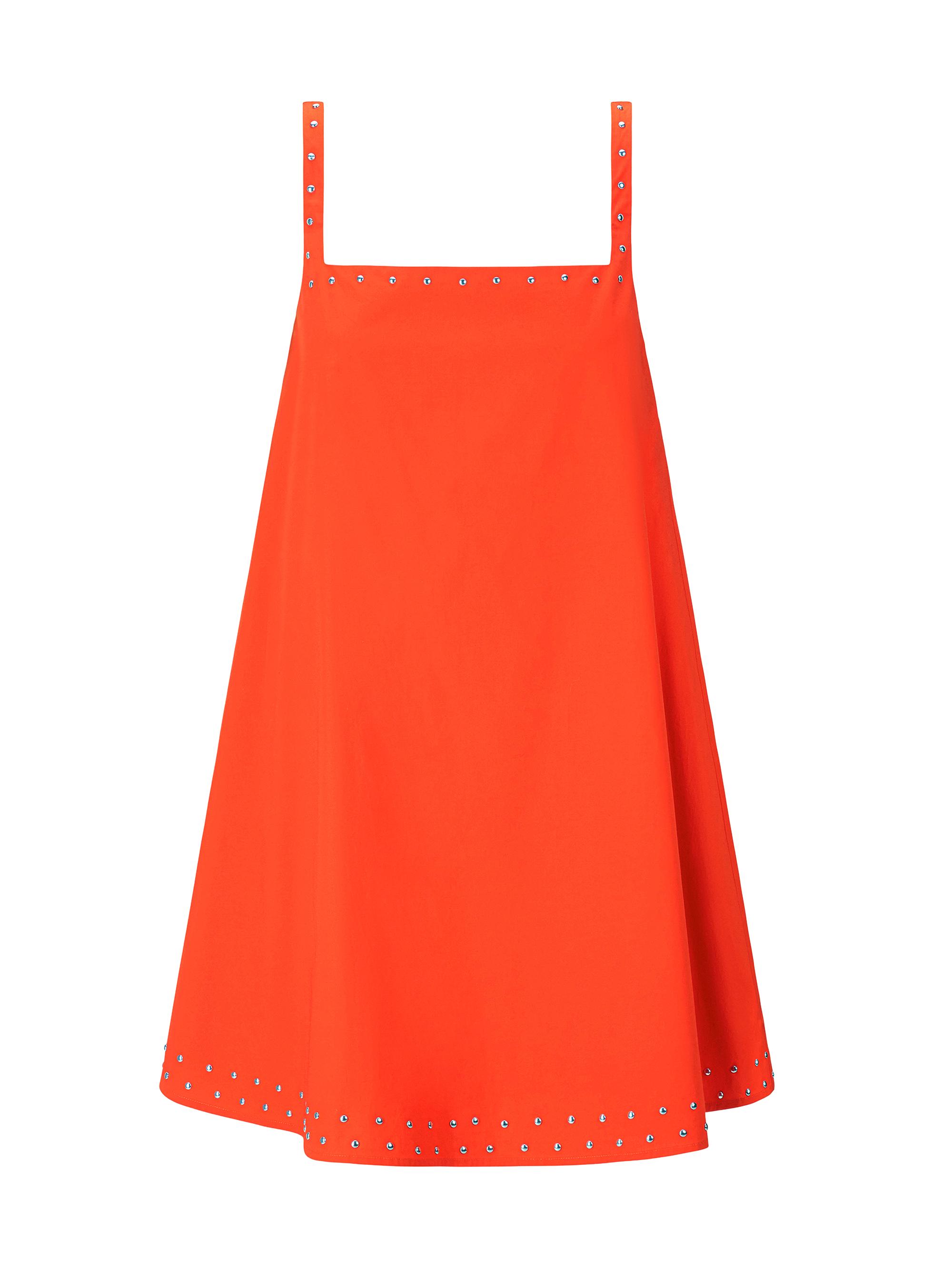 Staud Women's Brio Studded Stretch Cotton Minidress - Koi Studs