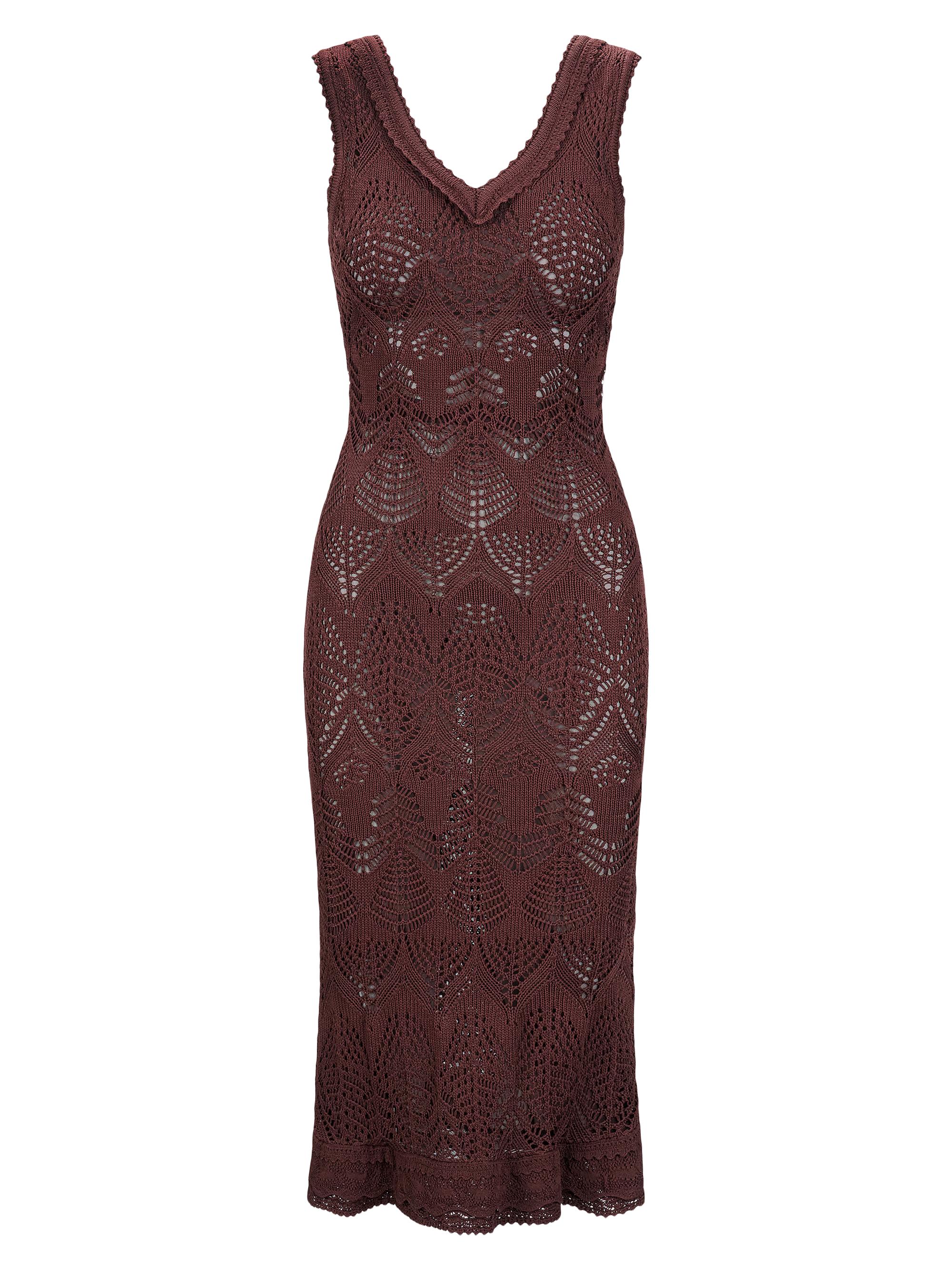 Staud Tara Crochet Knit Maxi Dress | Saks Fifth Avenue