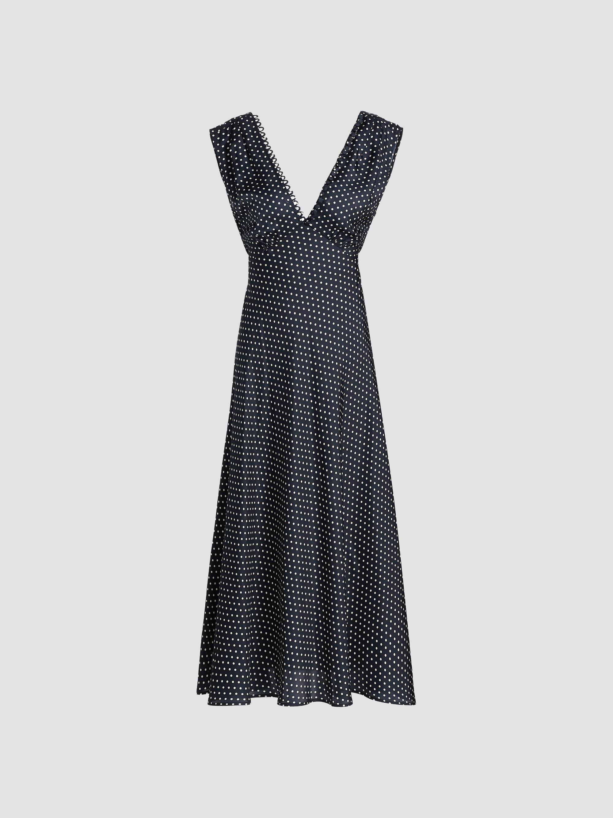 reformation polka dot maxi dress Reformation Zani Dress