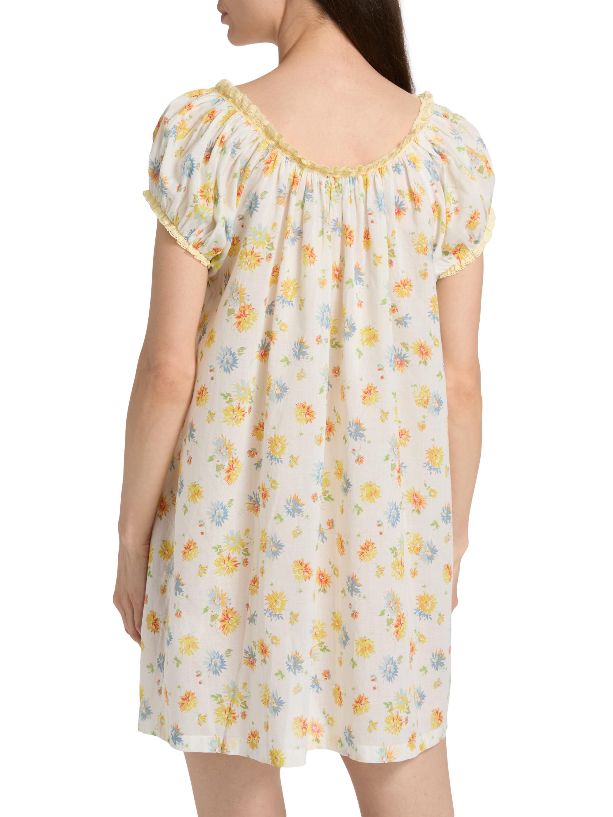 DÔEN Women's Julia Cotton Minidress - Dahlia Floral | Thumbnail 5