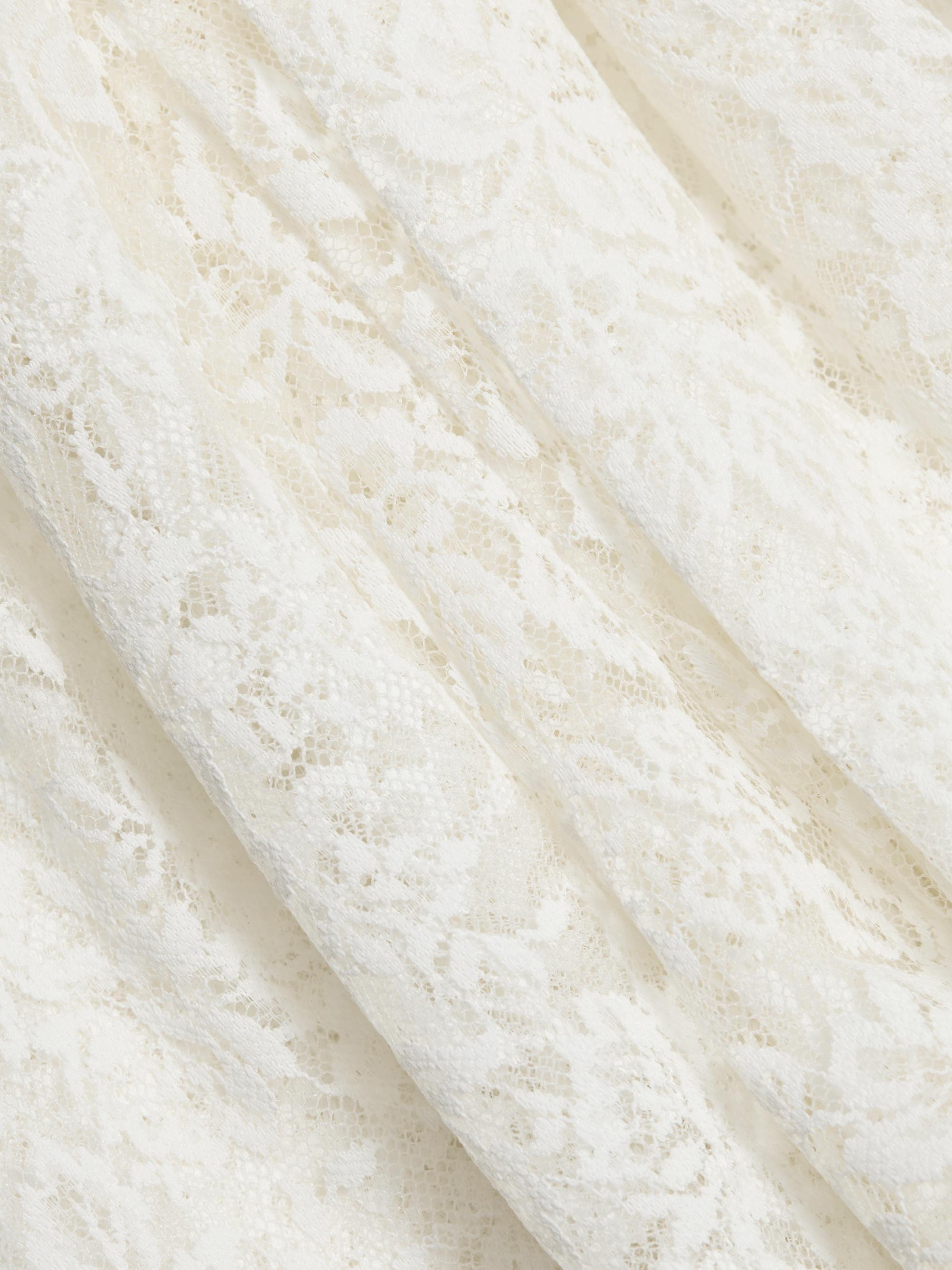 DÔEN Women's Zinnia Lace Midi-Skirt - Salt | Thumbnail 7