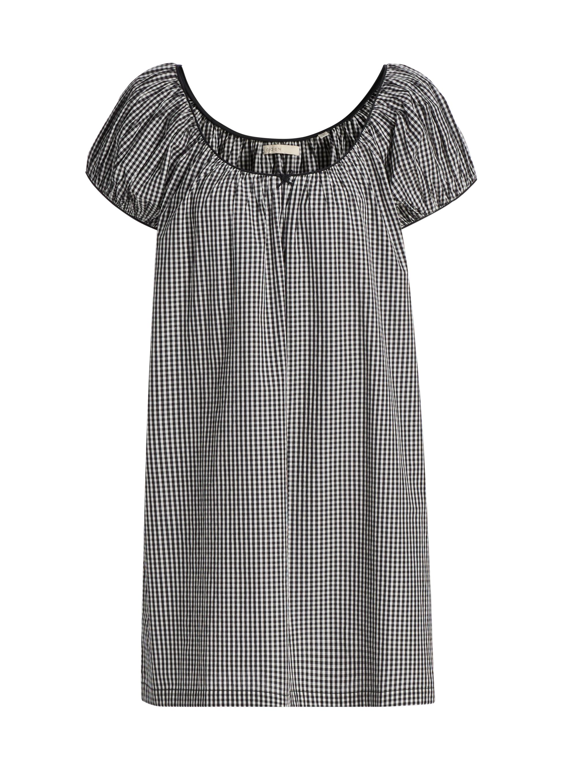 DEN Rosaria Polka Dot Ruched Bust Maxi Dress | Saks Fifth Avenue