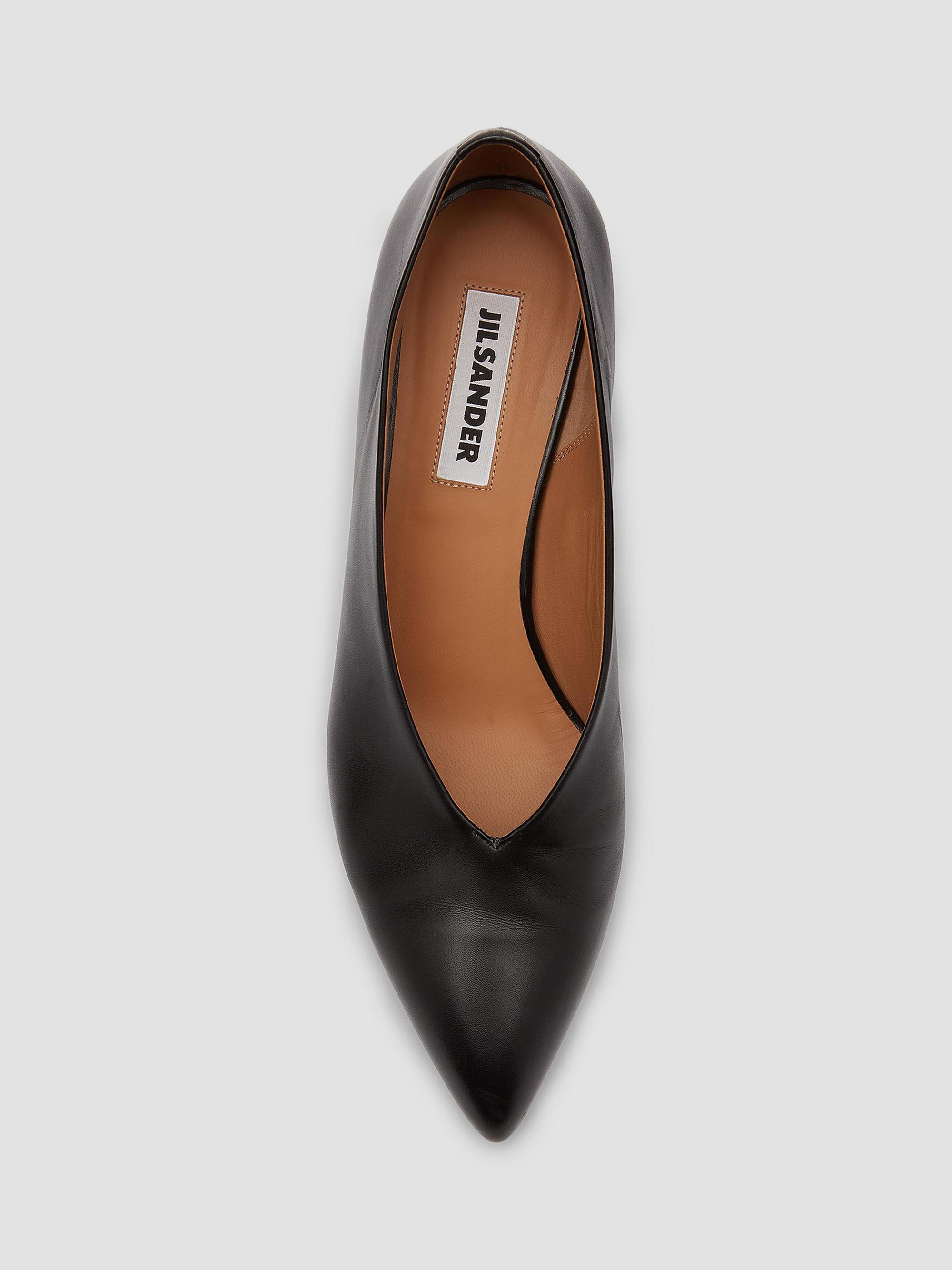 Jil Sander Arc 45MM Leather Pumps | Saks Fifth Avenue