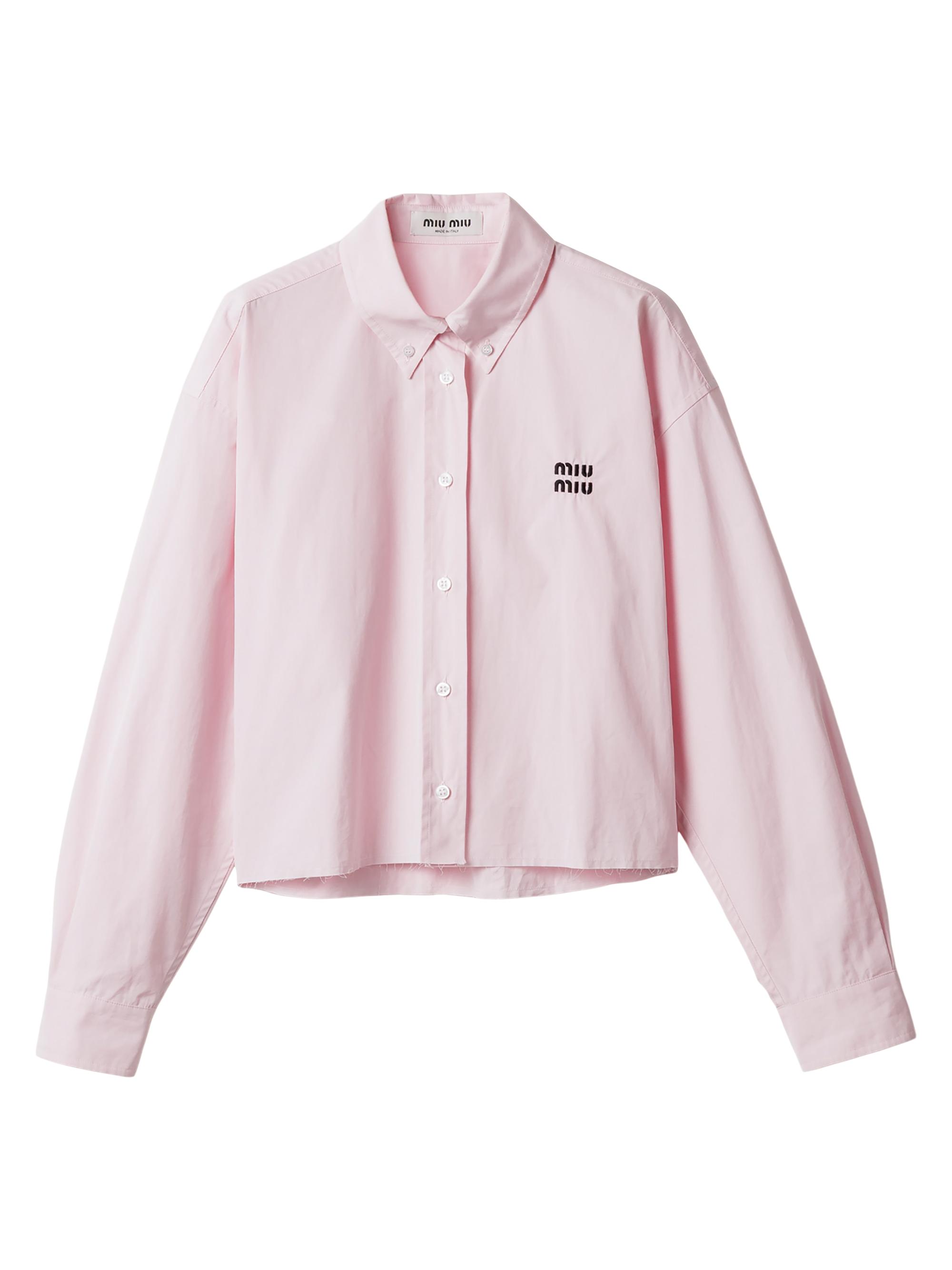 Miu Miu Women's Poplin Shirt - Pink