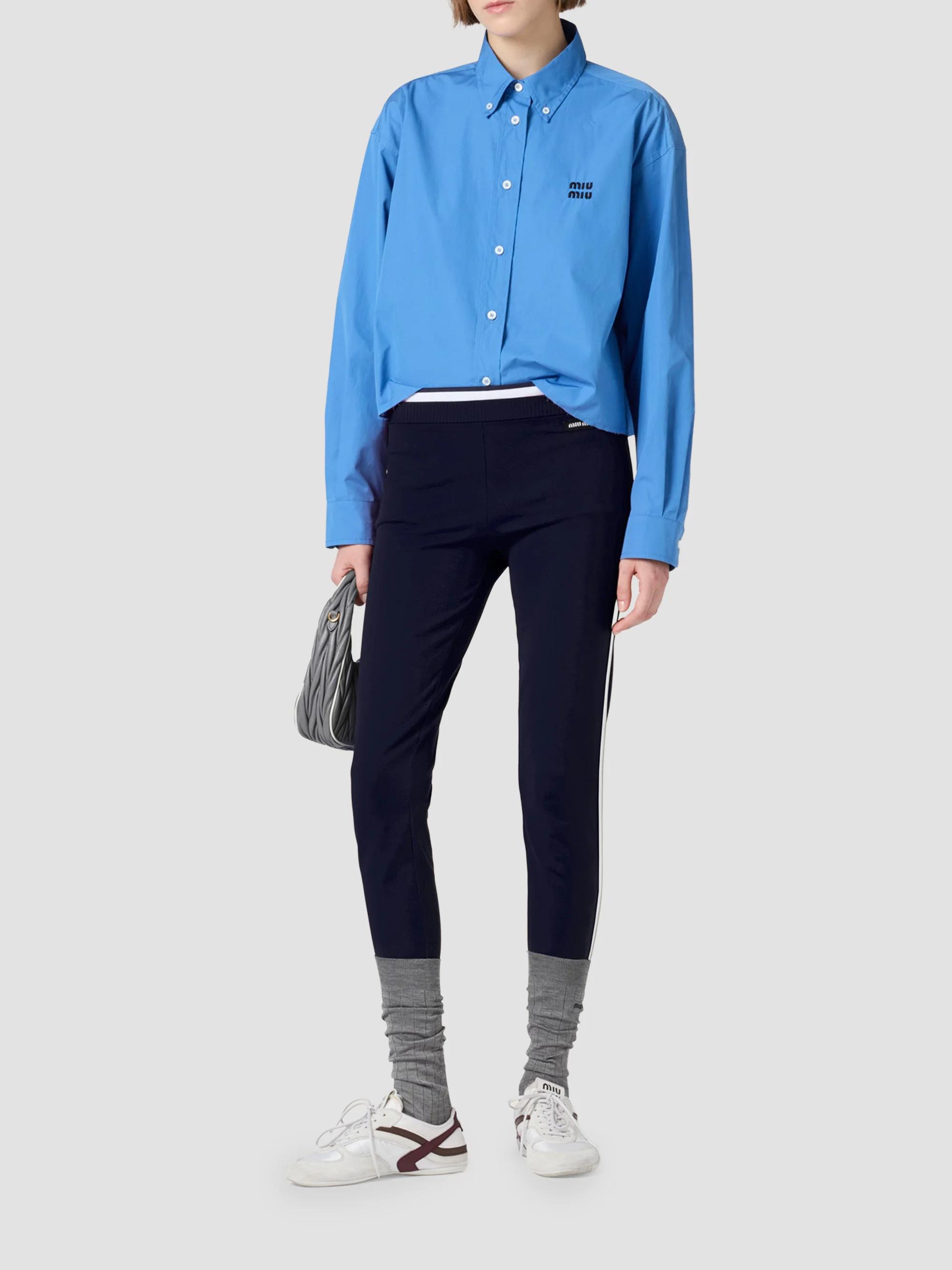 Miu Miu Poplin Shirt | Saks Fifth Avenue
